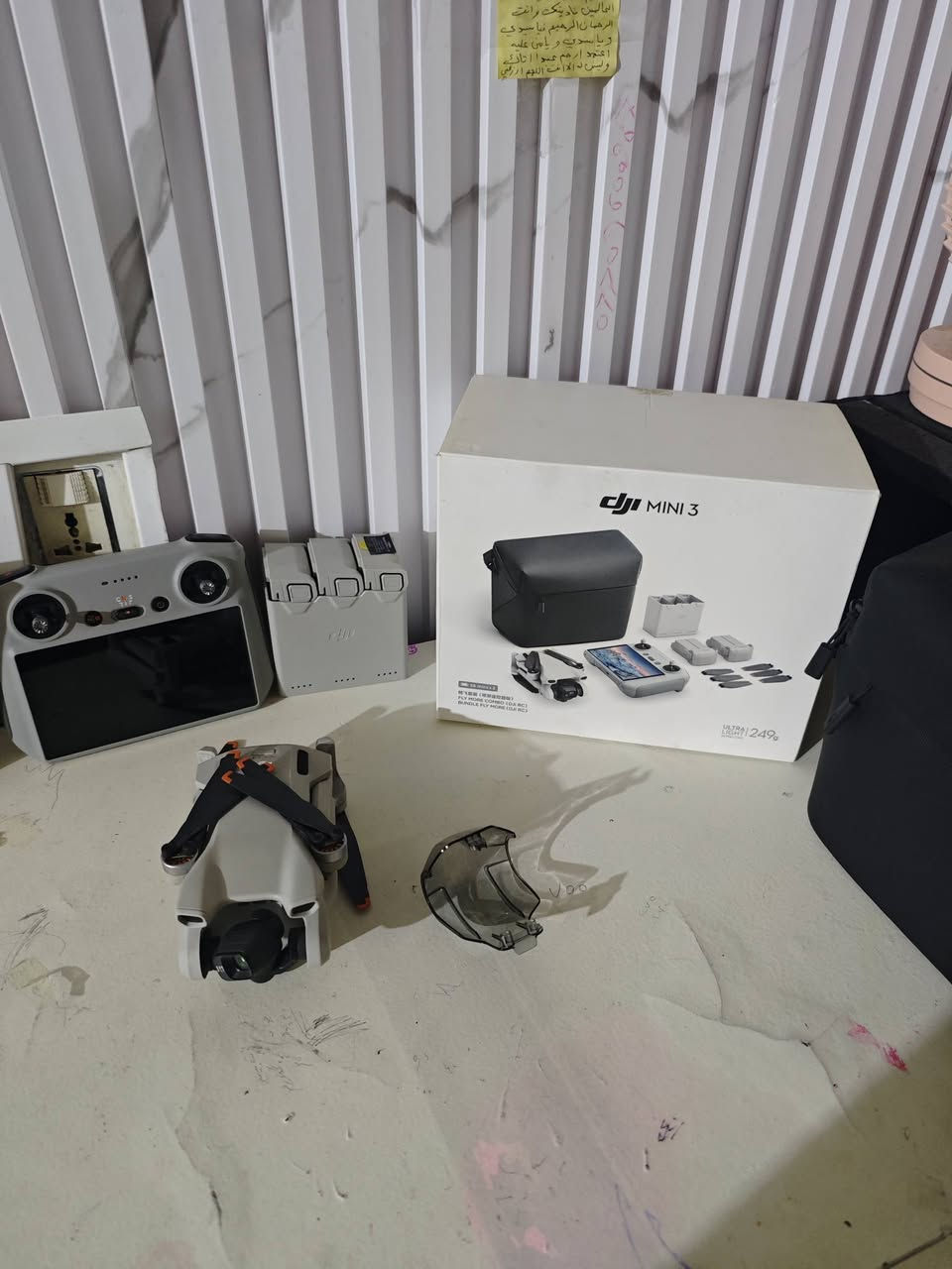 Dji mini 3 combo plus
للبيع  توصيل فقط كركوك موجود 
درون نضافه 100 بل 100 
للحجز عل واتساب ***********
