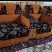 ٤قطع • ٧مقاعد • قماش خشب سفنجه