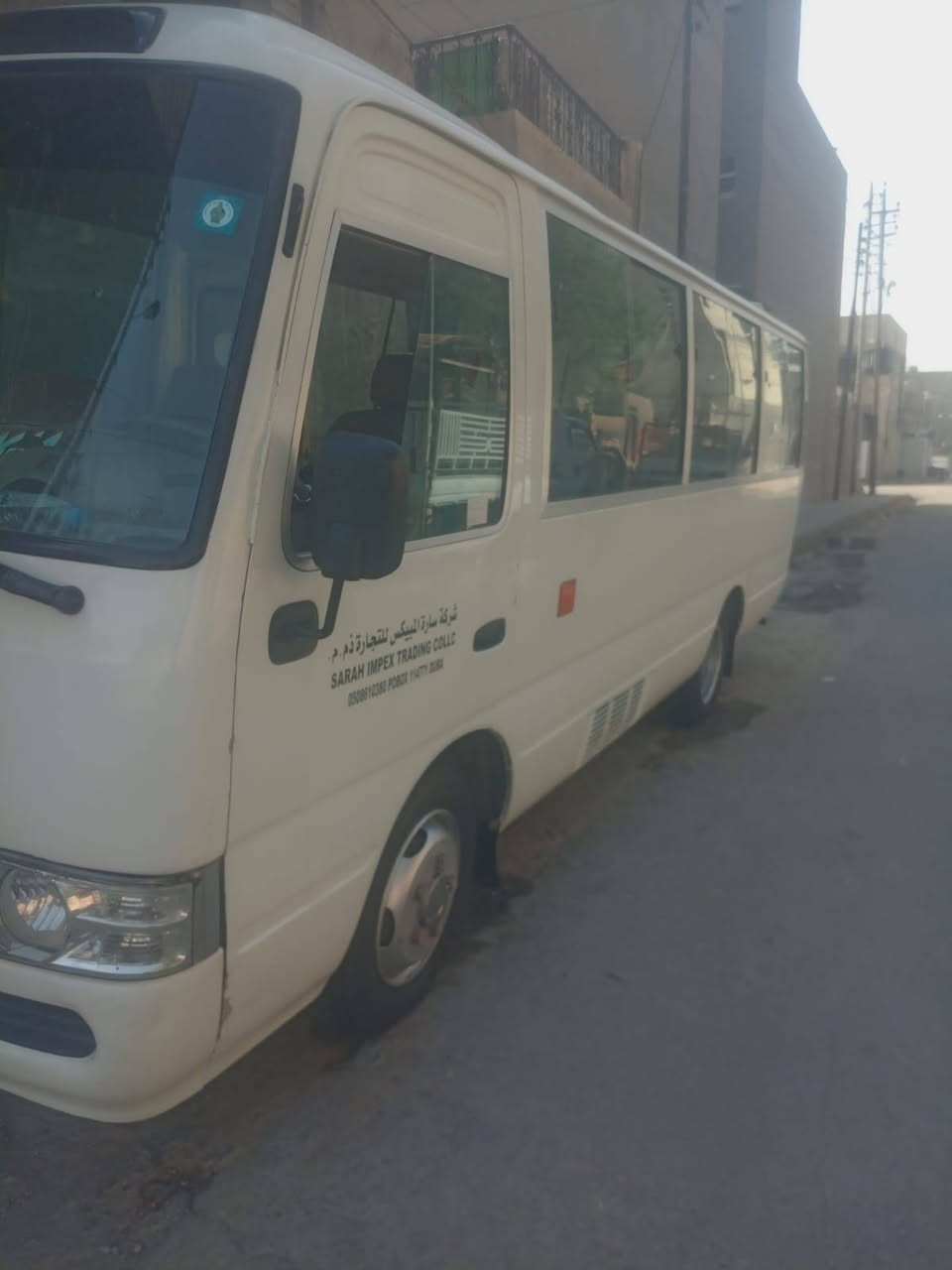 كوستر  بتره  26 راكب 
موديل  9  رقم بغداد انكليزي 
محرك بنزين منضومة غاز 
محرك اكسل كير كفالة 
تحويل مباشر 
التصال على صاحب السياره 
*********** العنوان بغداد
