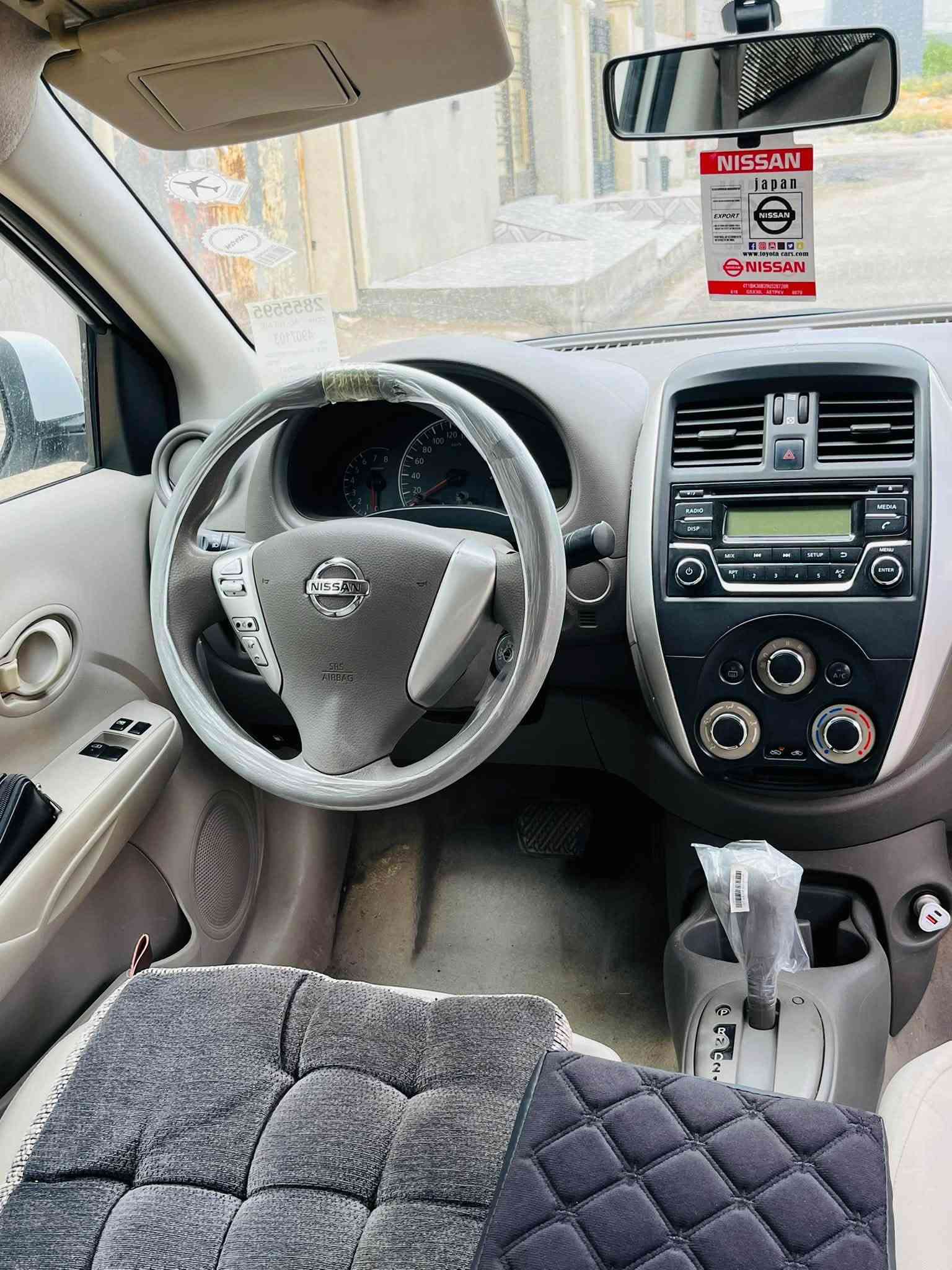 السلام عليكم
‼️ للبيع نيسان صني هندي ‼️
موديل 2019 
محرك كير شرط 
مواصفات معروفه 
كير توماتيك 
جامات كهرب 
ماشيه 100,000 كيلو
سنوية جديده الى 2030 
شرط التحويل 
السياره بيها صبغ جوه القبغ مال بنزين تقريباً شبرين 
وبيها مكانات بارد 

السعر 102 وبيها مجال 
مكان السياره موصل حي الكندي 
للاستفسار الاتصال على الرقم ***********
