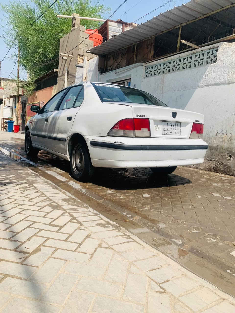 أبيض • ما مصبوغ • مكينة وكير زينة