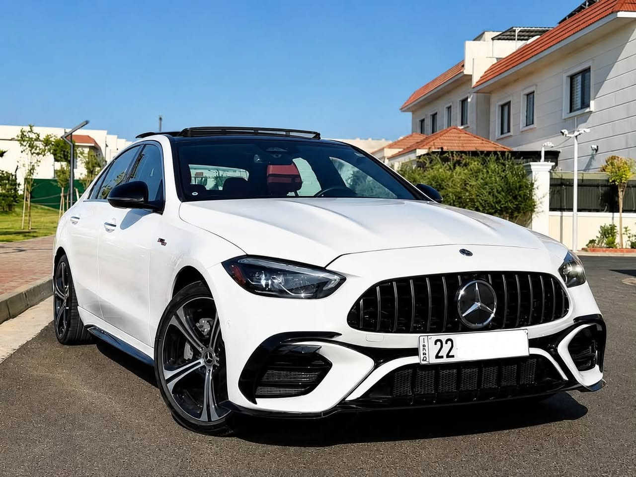 Mercedes-Benz C-Class C300
مۆدیل: 2024

• مۆتۆر: 2.0L Turbo، 4 سلێندەر + Mild Hybrid (EQ Boost)
• گیربۆکس: 9G-TRONIC، 9 خێرایی ئۆتۆماتیک
• سیستەمی پێوەگرتن: RWD
• ماوەی ڕۆیشتن: 24,000 KM
• VIN: W1KAF4HB6RR191194
• دۆخی ئۆتۆمبیل: یەک پارچە بۆیاغ، ئێرباگەکان هەموویان سەلامەتن.

مواصفات:

* AMG Line Package
* Panoramic Sunroof
* LED High Performance Headlights
* Digital Instrument Cluster
* 11.9-inch Touchscreen (MBUX)
* Apple CarPlay & Android Auto
* Wireless Phone Charging
* Burmester Premium Sound System
* Heated Front Seats
* Memory Seats
* Dual-Zone Automatic Climate Control
* Keyless-Go
* Push Start
* Ambient Lighting (64 Colors)
* Rear View Camera
* Front & Rear Parking Sensors
* Blind Spot Assist
* Active Brake Assist
* Adaptive Cruise Control
* Lane Keeping Assist
* Electric Folding Mirrors
* 18-inch AMG Alloy Wheels

⸻

Mercedes-Benz C-Class C300 2024

العربية

Mercedes-Benz C-Class C300
موديل: 2024

• المحرك: 2.0 لتر تيربو، 4 سلندر مع نظام Mild Hybrid (EQ Boost)
• ناقل الحركة: أوتوماتيك 9 سرعات (9G-TRONIC)
• نظام الدفع: دفع خلفي (RWD)
• الممشى: 24,000 كم
• رقم الشاصي (VIN): W1KAF4HB6RR191194
• حالة السيارة: صبغ قطعة واحدة فقط، وجميع الوسائد الهوائية (Airbags) سليمة.

المواصفات:

* باقة AMG Line
* سقف بانورامي
* مصابيح LED High Performance
* شاشة عدادات رقمية
* شاشة MBUX قياس 11.9 إنش
* Apple CarPlay و Android Auto
* شاحن لاسلكي للهاتف
* نظام صوت Burmester Premium
* مقاعد أمامية مدفأة
* مقاعد بذاكرة حفظ
* تكييف أوتوماتيكي ثنائي المناطق
* نظام Keyless-Go
* تشغيل بالبصمة (Push Start)
* إضاءة داخلية محيطية 64 لون
* كاميرا خلفية
* حساسات أمامية وخلفية
* نظام مراقبة النقطة العمياء
* نظام الكبح التلقائي
* مثبت سرعة ذكي (Adaptive Cruise Control)
* نظام المحافظة على المسار
* مرايا جانبية كهربائية قابلة للطي
* جنوط AMG قياس 18

سعر/ 33,500$ 

للتفاصیل والمعلومات/
***********

NEXO AUTO
Buy • Sell • Advertise
Premium Car Marketplace

#mercedesbenz #CClass #LuxuryCars #Erbil #foryoupageシ #sulaimanyah #iraq #baghdad #basrah #najaf #karbala #foryoupage
