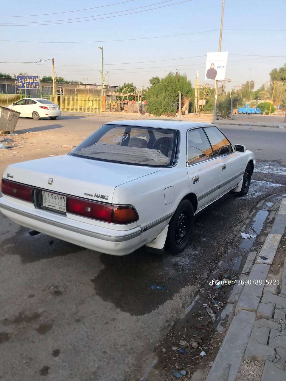 سلام عليكم مارك موديل 91 بسمي سياره مكفوله وحلوه مكينه جديده  رقمه نجف ‏‪***********‬‏

نص مكتوب في الصور:
- @user4369078815221