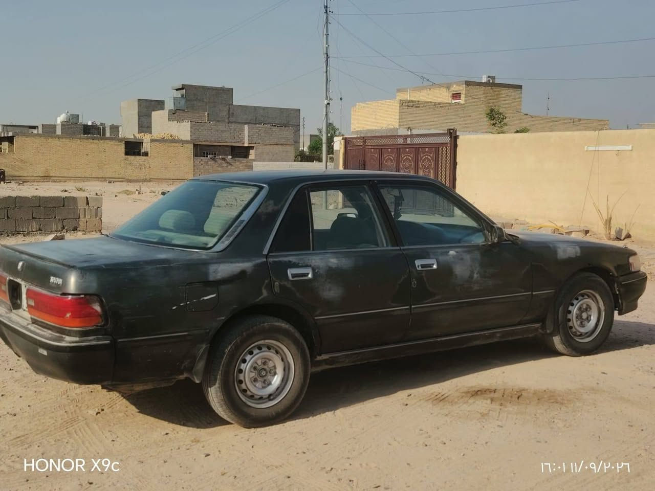 سلام عليكم للبيع فقط مارك موديل 94 رقم صلاح الدين رقم الدولي سنويه جديده كير محرك جدد صدر وتخم تاير جدد 
تبريد ثلج سياره جاهزه ما ناقصهه كلشي 
مكان السياره الانبار الفلوجه 
السعر 35 وبيهه مجال للشراي 
***********

نص مكتوب في الصور:
- HONOR X9c 16:00 11/09/2026
- HONOR X9c 16:01 11/09/2026
- HONOR X9c
- ١٦:٠١ ١١/٠٩/٢٠٢٦
- HONOR X9c 2026/09/11 16:01
- ١٦:١١ | ٢٠٢٤/٠٩/٢٦
- HONOR X9c 2024/11/06 17:11