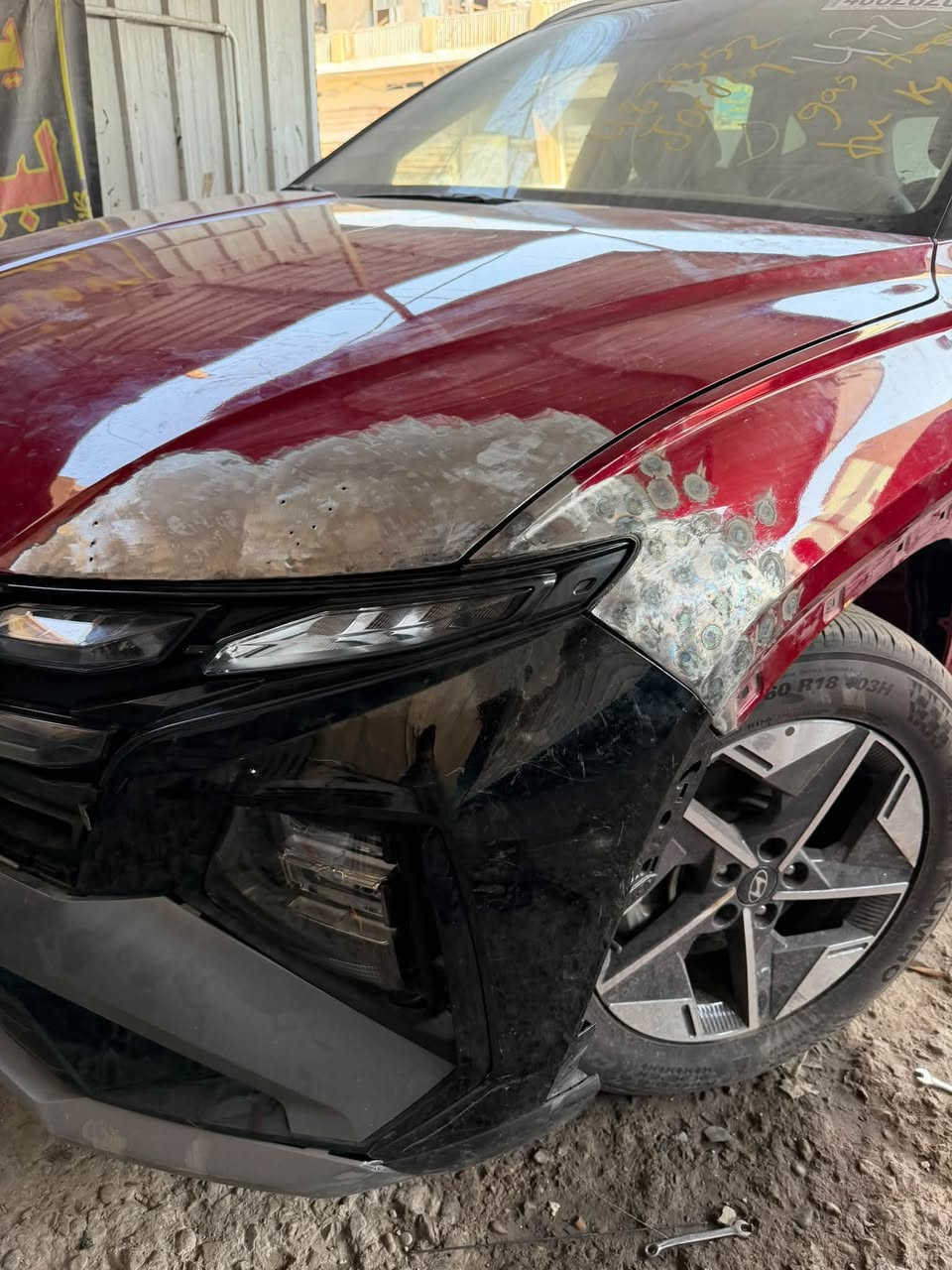توسان مديل ٢٥وارد امريكي بدون رقم بدون يرباك ماشيه ١٢ مكان بغداد سعر ١٩٠صور حادث منشور ***********

نص مكتوب في الصور:
- 48628206X