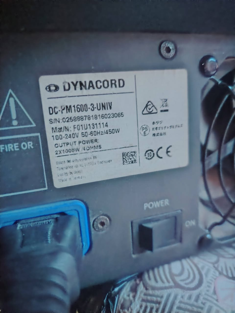 🎛️ *للبيع باور ميكسر احترافي DYNACORD PowerMate 1600-3 Gen 3*
الجهاز غني عن التعريف، مال هيئات ومواكب و حفلات وجوامع وقاعات.

*المواصفات:*
✅ 16 قناة
✅ باور مدمج 2x1000 واط حقيقي يهز القاعة
✅ USB لتسجيل وتشغيل الصوت مباشرة
✅ MIDI IN/OUT
✅ تغذية عالمية 100-240V
✅ مؤثرات صوتية داخلية

*الحالة:*
مستخدم بنظافة 90% - شغال شرط الفحص، كل القنوات والفيادر شغالة 100%

*معلومات الجهاز:*
S/N: 025898781816023065
Mat: F01U131114

*المكان:* البصرة
*السعر:* ٧٥٠ الف 

للتواصل والحجز واتساب أو اتصال:
📞 *************

#باور_ميكسر #DYNACORD #صوتيات #اجهزة_صوت #البصرة #للبيع #PowerMate

--

نص مكتوب في الصور:
- DYNACORD PowerMate 1600-3 Gen 3 - 16 باورمكسر احترافي واط و2x1000 مستخدم بنظافة 90% المواصفات الرئيسية - 16 قناة - 2x1000 واط خرج طاقة - تسجيل وتشغيل صوتي عبر USB - USB - مدخل ومخرج MIDI - MIDI IN/OUT - تغذية عالمية فولت UNIV 100-240V S/N: 025898781816023065 Mat: F01U131114 للتواصل والحجز *********** متاح الآن - تواصل عبر واتساب متاح الآن في البصرة - مستخدم بنظافة 90% - جودة احترافية - تصميم متين - أداء موثوق 1945 احترافية الصوت منذ 1945 • DYNACORD