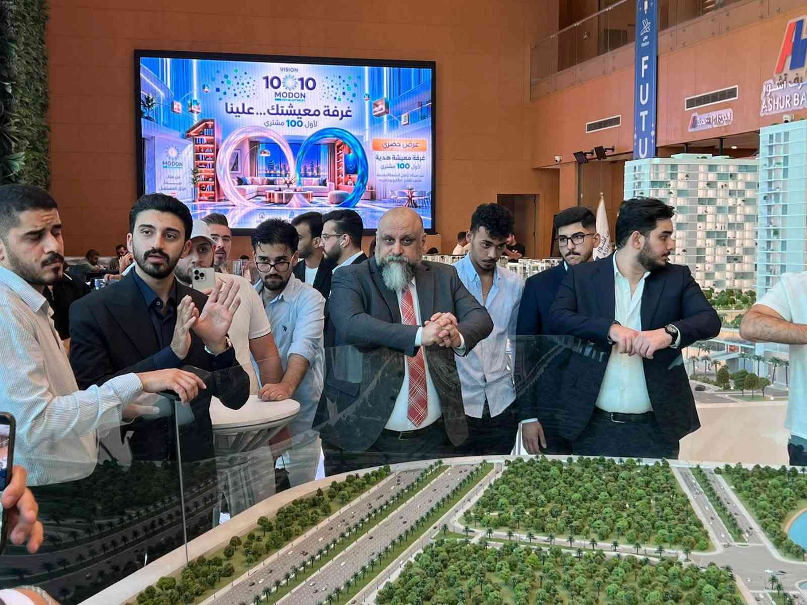 التدريب الخاص لفريق شركة حلم بغداد للأستثمار العقاري المخصص لتسويق مشاريع مدن  بخصوص الطرح الجديد لمدينة المستقبل شكراً لجهود الأستاذ حسن النجار المحترم والأستاذ زكي الرائع يتضمن الطرح الجديد بيت 160 م وفلل دوبلكس واربع بنايات بمساحات مختلفة وبطريقة الدفع الجيل الثاني من الايجار التمليكي او بطريقة 1/1 شراء بالمتر المربع 

للحجز وتثبيت الاهتمام 
الاتصال ***********
