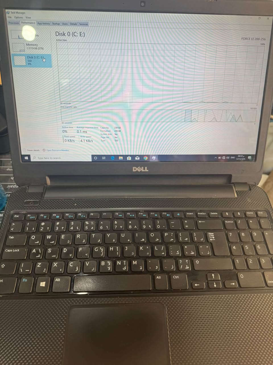💻 لابتۆپی Dell Inspiron 3521 (خاوەن کارتی شاشەی دەرەکی AMD) 💻
ئەگەر بەدوای لابتۆپێکدا دەگەڕێیت کە سەرەڕای کاری ئۆفیس و خوێندن، بۆ بەرنامەی گرافیکی و یاری سووکیش دەستببات، ئەم مۆدێلەی Dell هەڵبژاردنێکی زۆر باشە:

✨ تایبەتمەندییە تەواوەکان:

1- ناوی لابتۆپ: Dell Inspiron 3521

2- پڕۆسێسەر (CPU): Intel Core i5-3317U @ 1.70GHz (نەوەی سێیەم - Gen 3)

3- ڕام (RAM): 8GB DDR3

4- هارد (Storage): 256GB SSD (FORCE LE 200) – خێراییەکی زۆر بەرز

5- کارتی شاشە (Graphics):
• دەرەکی: AMD Radeon HD 7670M (بۆ بەرنامەی گرافیکی و یاری)
• ناوەکی: Intel HD Graphics 4000

6- شاشە: ١٥.٦ ئینج (قیاسی گەورە)

7- کیبۆرد: کیبۆردی کامل دارای بەشی ژمارەکان (Numpad) بە پیتە کوردی و ئینگلیزییەکانەوە

8- سیستم: Windows 10 Pro (64-bit) ئامادەکراو

9- کەلوپەل و تایبەتمەندی تر: کامێرای وێبکام، وایەر شەحن، DVD Drive، دەرچەی HDMI و USB

💰 نرخ: تەنها ١٥٠ هەزار (کەمێک مەعامەلەی تێدایە)

📦 گەیاندن بۆ هەموو شارەکان بەردەستە!

📥 بۆ داواکردن و کڕین، نامە بنێرن بۆ وەتسئەپ یان سەردانی دووکان بکەن.

📞 ژمارەی تەلەفۆن و وەتسئەپ: ***********

📍 ناونیشان: هەڵەبجەی شەهید - پشت قوتابخانەی بورهان

نص مكتوب في الصور:
- Task Manager
- File Options View
- Processes Performance App history Startup Users Details Services
- CPU
- 2% 0.80 GHz
- Memory
- 1.7/7.9 GB (22%)
- Disk 0 (C: E:)
- SSD
- 1%
- Intel(R) Core(TM) i5-3317U CPU @ 1.70GHz
- % Utilization
- 100%
- 60 seconds
- Utilization
- 2%
- Speed
- 0.80 GHz
- Base speed:
- Sockets:
- Cores:
- 1.70 GHz
- 1
- 2
- Processes Threads Handles
- 140 1395 47763
- Up time
- 1:06:23:59
- Logical processors: 4
- Virtualization:
- L1 cache:
- L2 cache:
- L3 cache:
- Enabled
- 128 KB
- 512 KB
- 3.0 MB
- Fewer details
- Open Resource Monitor
- Type here to search
- DELL
- 04:12
- ENG
- 08/02/2025
- Task Manager File Options View Processes Performance App history Startup Users Details Services CPU 2% 0.81 GHz 8.0 GB DDR3 7.9 GB Memory 1.7/7.9 GB (22%) Memory Memory usage 60 seconds Memory composition In use (Compressed) 1.7 GB (15.1 MB) Available 6.2 GB Speed 1333 MHz Slots used: 2 of 2 Form factor: SODIMM Hardware reserved: 125 MB Committed 1.6/9.8 GB Cached 1.1 GB Paged pool 114 MB Non-paged pool 87.8 MB Fewer details Open Resource Monitor O Type here to search ENG
- Task Manager File Options View Processes Performance App history Startup Users Details Services 1 GHz Memory 1.7/7.9 GB (22%) Disk 0 (C: E:) SSD 0% Disk 0 (C: E:) FORCE LE 200-256 100% 60 seconds Active time 100 KB/s 0% 60 seconds Disk transfer rate Active time Average response time Capacity: 239 GB 0% 0.1 ms Formatted: 239 GB System disk: Yes Read speed Write speed Page file: Yes 0 KB/s 4.1 KB/s Type: SSD Fewer details Open Resource Monitor Type here to search 08:12 ENG DELL
- System Control Panel System and Security System Control Panel Home Device ... View basic information about your computer Windows edition Windows 10 Pro 	 2020 Microsoft Corporation. All rights reserved. System Manufacturer: Dell Technologies Model: Inspiron 3521 Processor: Intel(R) Core(TM) i5-3317U CPU @ 1.70GHz 1.70 GHz Installed memory (RAM): 8.00 GB (7.88 GB usable) System type: 64-bit Operating System, x64-based processor Pen and Touch: No Pen or Touch Input is available for this Display Dell Technologies support Phone number: 1-800-624-9896 Support hours: In the United States, 24 hours a day, 7 days a week Website: Online support Computer name, domain, and workgroup settings Computer name: DESKTOP-M419E0G Full computer name: DESKTOP-M419E0G Computer description: Workgroup: WORKGROUP Windows activation Windows is activated Read the Microsoft Software License Terms Product ID: 00330-80000-00000-AA975 See also Security and Maintenance Change product key Type here to search DELL
- Device Manager
- Control Panel
- File Action View Help
- Remote settings
- System protection
- Advanced system settings
- DESKTOP-M419E0G
- Audio inputs and outputs
- Batteries
- Bluetooth
- Cameras
- Computer
- Disk drives
- Display adapters
- AMD Radeon HD 7670M
- Intel(R) HD Graphics 4000
- DVD/CD-ROM drives
- IDE ATA/ATAPI controllers
- Keyboards
- Mice and other pointing devices
- Monitors
- Network adapters
- Print queues
- Processors
- Software devices
- Sound, video and game controllers
- Storage controllers
- System devices
- Universal Serial Bus controllers
- Windows activation
- Windows is activated Read the Microsoft Software License Terms
- Product ID: 00330-80000-00000-AA975
- See also
- Security and Maintenance