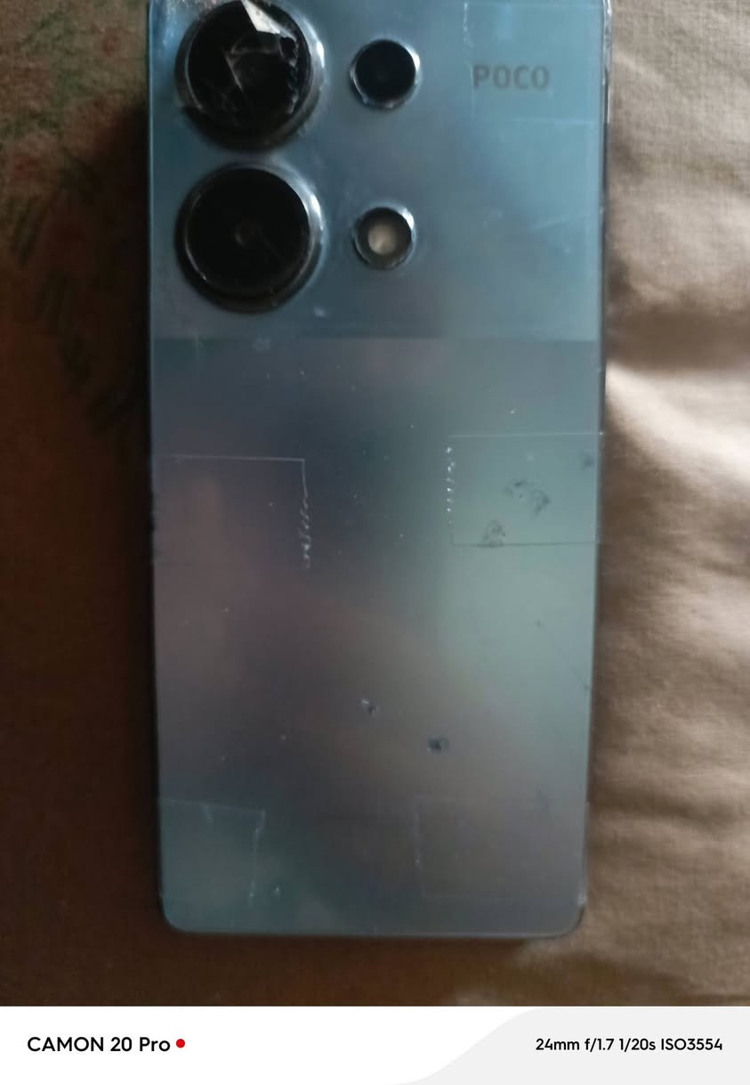 جهاز للبيع بوكو m6 pro ذاكره 512  150الاف بيه مجال قليل  مبدل بس شاشه  ***********

نص مكتوب في الصور:
- CAMON 20 Pro
- CAMON 20 Pro • 24mm f/1.7 1/20s ISO3554