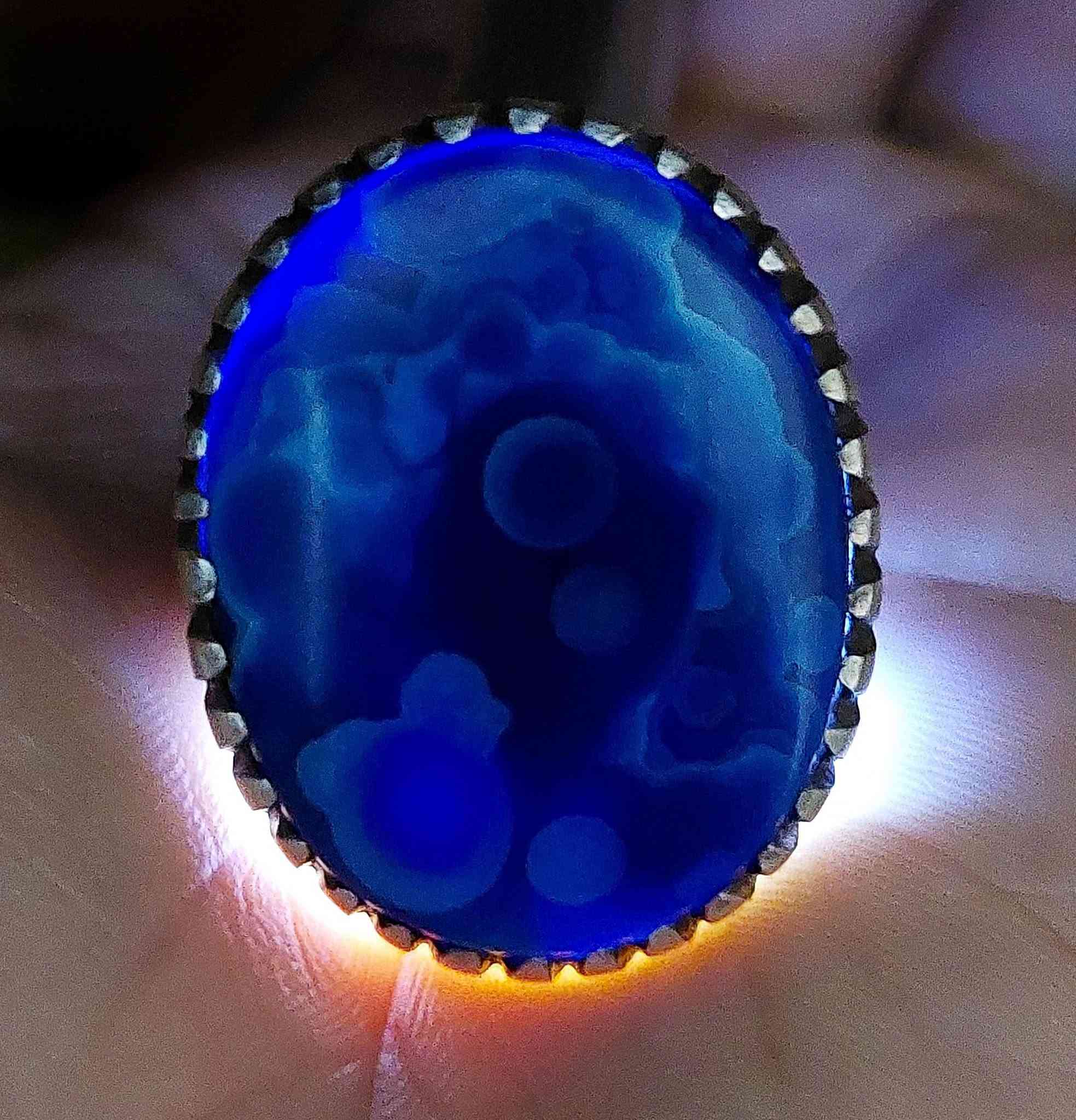 سليماني ازرق لون نادر حجم راهي و صياغة يدوية بغداد ***********
