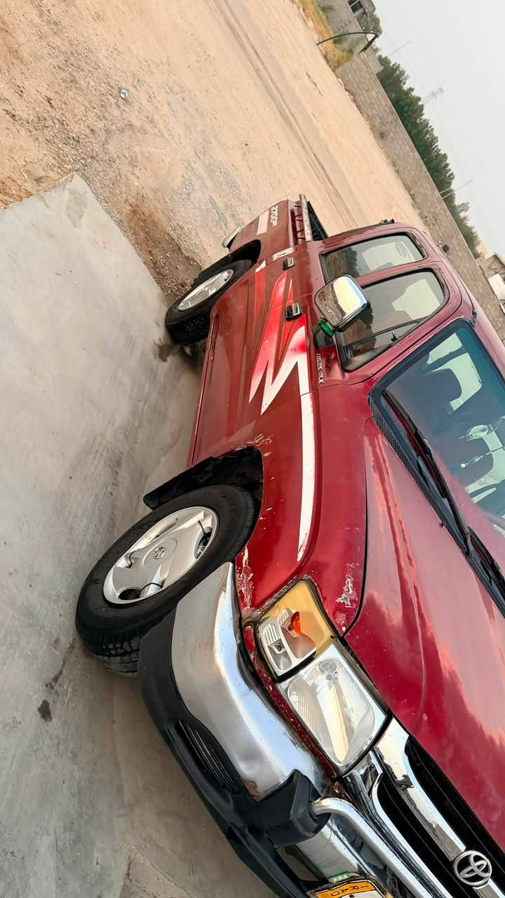 تويوتا جمره موديل2002محرك بخاخ 2700
السياره مكفوله من الضربه القويه والتبديل والعيب الشرعي 
شرط التحويل 
المكان ؛ البصرة  سفوان 
السعر 70
***********
