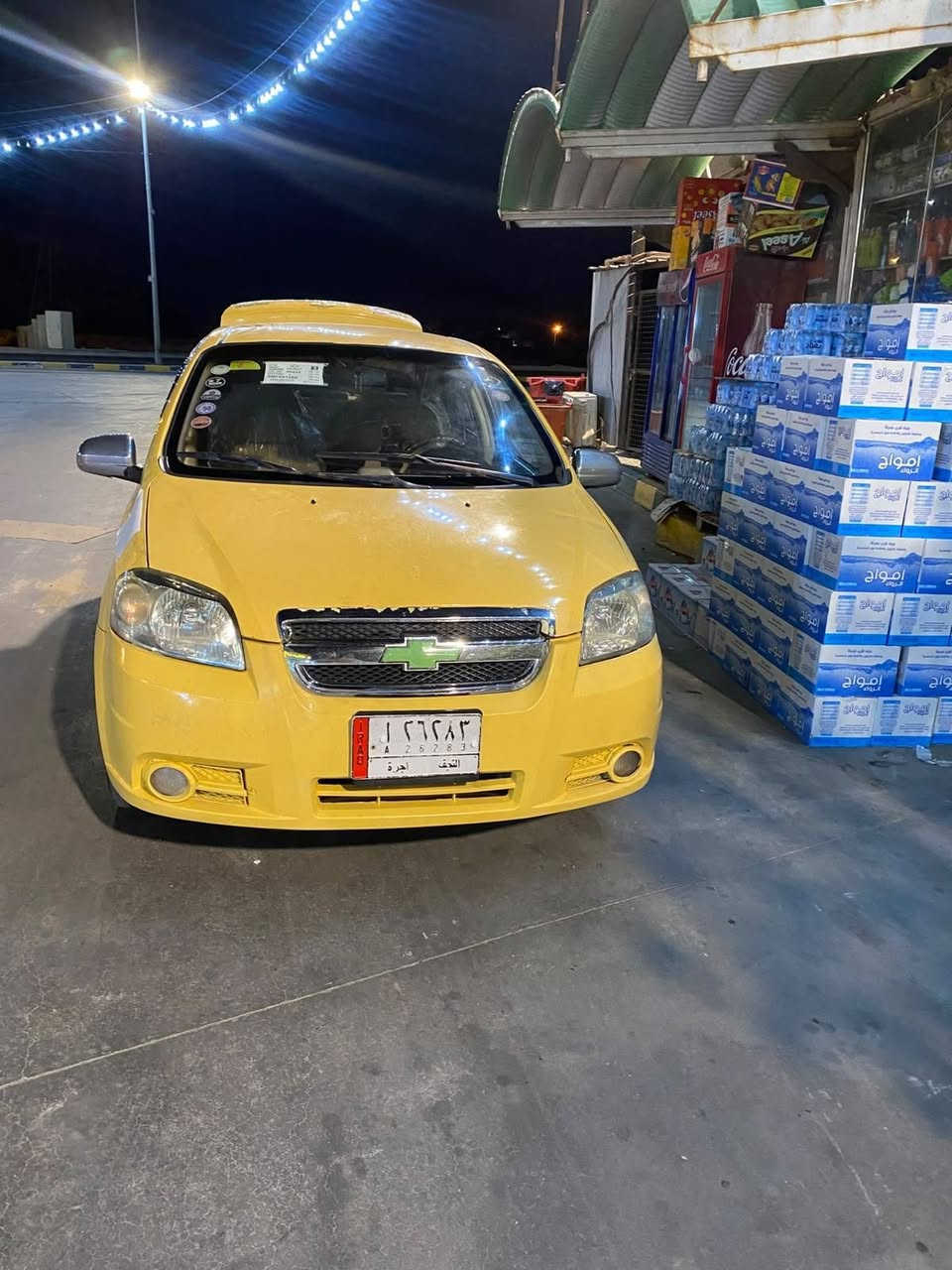 سياره افيو 2009 خليجي
كير ومكينه خير من الله 1400 

تبريد 🥶

حداديه جديده   كشنات نضيفه

تخم تاير جديد سياره جاهزه  

سعر(40 $)  

موجوده بل بصره  ***********
