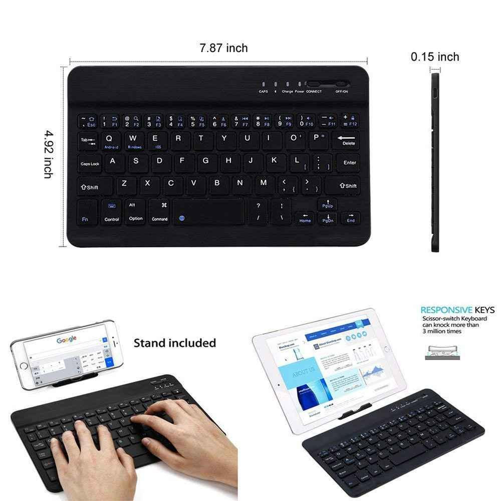 ⌨️ كيبورد وايرلس بلوتوث شحن عملي وأنيق متوافق مع التابلت والايباد والموبايل والحاسوب والشاشات

تريد كيبورد خفيف ومرتب بدون أسلاك؟ هذا الخيار مناسب إلك 👌

✅ يعمل بتقنية البلوتوث
✅ تصميم نحيف وحجم عملي
✅ أزرار مريحة وسهلة الاستخدام
✅ مناسب للموبايل، التابلت، اللابتوب والأجهزة المتوافقة
✅ مثالي للدوام، الدراسة، التصفح وكتابة المستندات  
✅ لون أسود أنيق ويناسب البيت والمكتب  

💰 السعر: 10,000 دينار فقط
🚚 توصيل لجميع المحافظات  
🔥 كمية محدودة—متوفر 4 قطع فقط! بغداد, العراق

نص مكتوب في الصور:
- كيورد بلوتوث لاسلكي عملي، أنيق، سهل الاستخدام 10,000 دينار فقط توصيل لجميع المحافظات للطلب والاستفسار: ***********
- 15CM
- 24.5CM
- 10 inch
- 7.87 inch 0.15 inch 4.92 inch Stand included RESPONSIVE KEYS Scissor-switch Keyboard can knock more than 3 million times