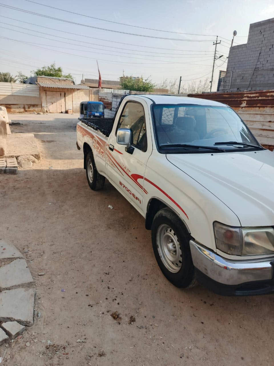 لسلام عليكم سياره تيوتا بيكم جمره موديل 2002  سياره مكفوله من كلشي رقم سيارة قادسيه (الديوانيه) وسيارة بسمي مكاني البصره سعر 110رقم الهاتف *********** ***********

