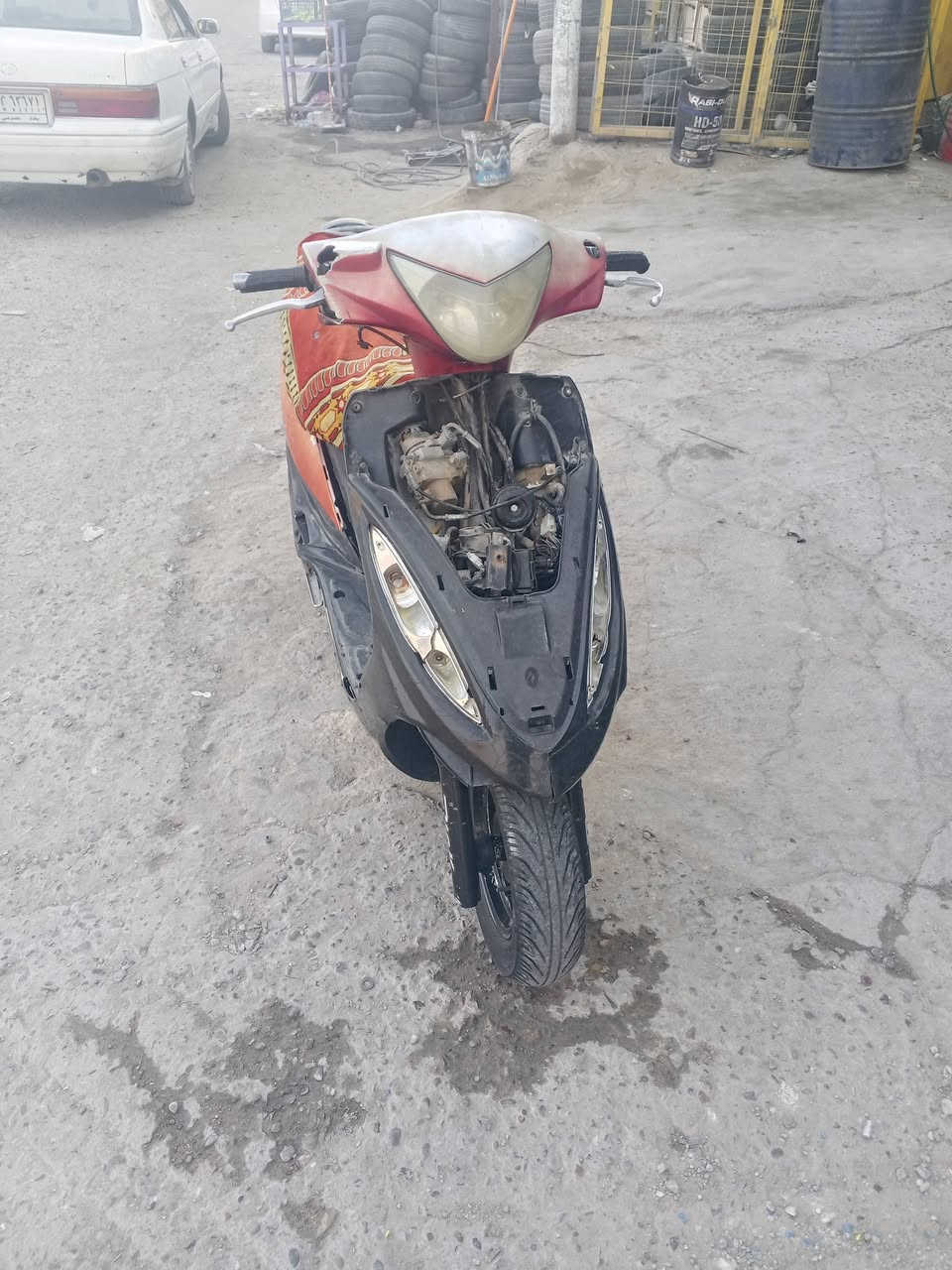 دراجه للبيع كامكو جي 4 ماكينه مالتها جديده دبل اشاره تاير جديد مكينه جديده سعرها 425 وبيها مجال مكاني نجف حي ميسان شارع البوريات هذا رقمي بالواتساب ***********
