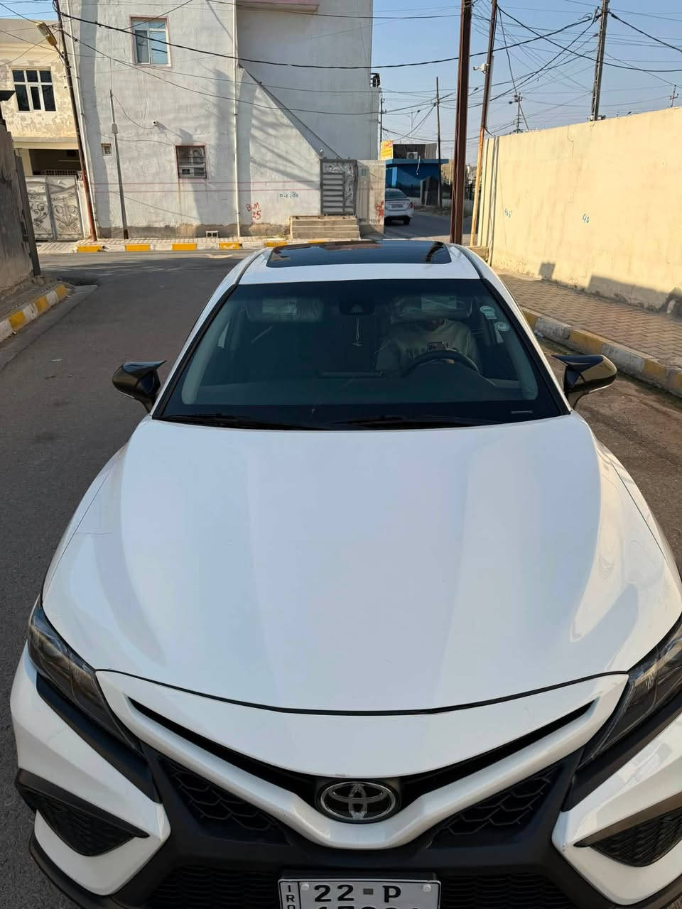 كامري se بلص
فول موصفات 
موديل 2023
فتحه 
بصمه +تشغيل عن بعد 
شفتات ستيرن 
كشنات جلد
هيتر كشنات 
هيتر ستيرن 
رادار امامي خلفي 360 درجه 
نقطه عمياء
ضرر ثلاث قطع باب الخلفي رش باب الامامي والجاملغ الامامي تبديل 
مكينه 2500
لونها ابيض ثلجي مو صدفي

السعر 215 وبي مجال بسيط اخي رجاءً لحد يكسر بسعر السيارة 
مكان السيارة بغداد 
***********
