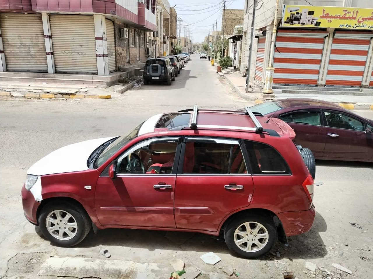 سلام عليكم اقره تفاصيل وخابرني رجآ 
سياره تيكو موديل 13 مكفوله ماعده جاملغات طخه ستوته بيهن سياره تخم تاير تبريد ثلج حداديه كله كفاله كير ومحرك كفاله خيط بخار سياره شاشه تحكمات كله شغاله كشنات جلد سياره بدلت بيه واتربم وحشاكم واحد فتحها قطع الفيش وعطل الجويتر عندي وجبته واحد جديد سياره شغاله جانت مابيه شي هسه ماعرف شبيه ابيع هل موجود كوم حديد المحرك الكير كفاله سياره قطره خياس مابيه تجيني تفحص وتقتنع يلا نتعامل السعر 30 وبيه مجال حق الجيه مكاني ذي قار الشطره ***********
