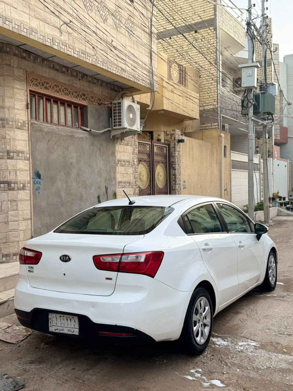 كيا ريو • ٢٠١٤ • حادث باب سايق