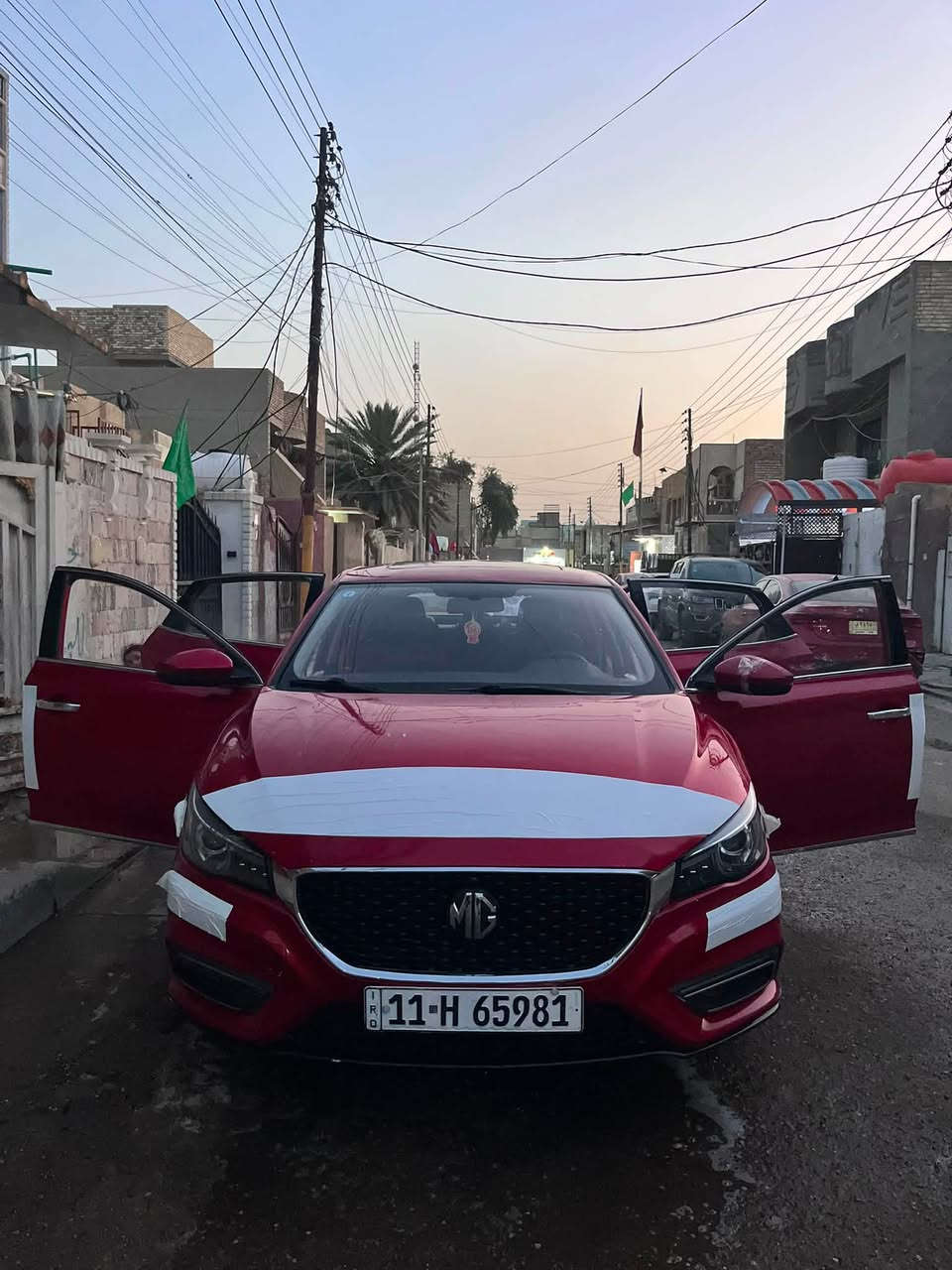 لسلام عليكم 
Mg6  2020
كير ومكينه كورلا 1800 
جدد كفلة شلعة ومعدل كهربائيات ع بلاد 
السيارة بدون نواقص فول مواصفات 
سيارة مرتبة وكاملة 
نوزلات جدد بلكات جدد فلتر بانزين خط البانزين كله جديد 
تايرات جدد
تبريد شغال
سنوية لل2031
هزه جديده 
السعر 71 وبيها شي بسيط حك الجية 

رقم ***********
فقط اتصال 
رقم الواتساب ***********
المكان بغداد العبيدي
ضربتها جاملغ خلفي بدون دواخل سونارها مرفق بلمنشور
