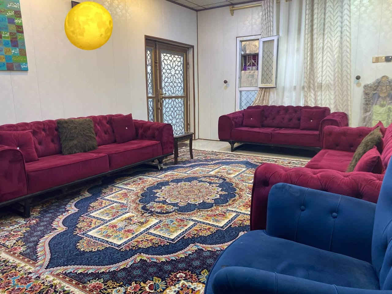 تخم تركي ١٠ مقاعد يصير سرير ماخذته بمليون و٦٠٠ اريده بسعر مناسب

نص مكتوب في الصور:
- مليون600تركي 10 مقاعد تنسيق الوان الكراسي حسب الطلب توصيل (مجانا) (جميع المحافظات ) ***********واتساب *********** أو*********** قماش قديفة سرير ضمان 5 سنة //النجف الكوفة //حي المعلمين قرب مدرسة طول كرم//شارع مستشفى الفرات الشارع الرابط بين مسجد الكوفة//ومسجد السهلة //شارع مستشفى الفرات تقاطع معمل الثلج //الحجز ولاستفسار عن طريق واتساب فقط !!