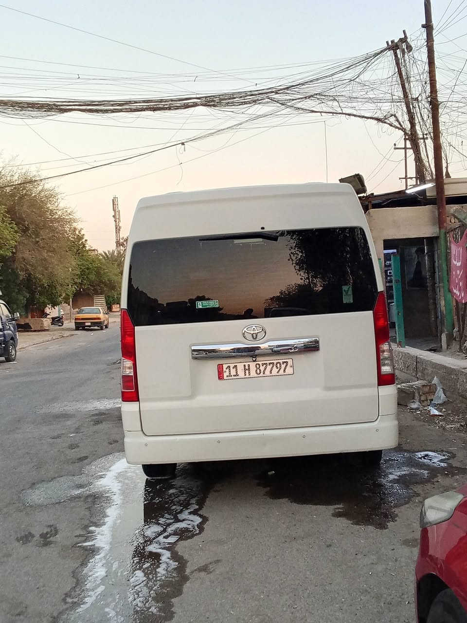 السلام عليكم هايس 19 بيهة جاملغ ايمن صبغ وبارد بل طويلة من جوة السيارة تخم تاير جديد منضومة تبريد جديد 15 راكب تقويت فانات مراوح ضافية  مكاني مدينت الصدر مصفرة من كلشي ***********السعر 3 وبيهة مجال
