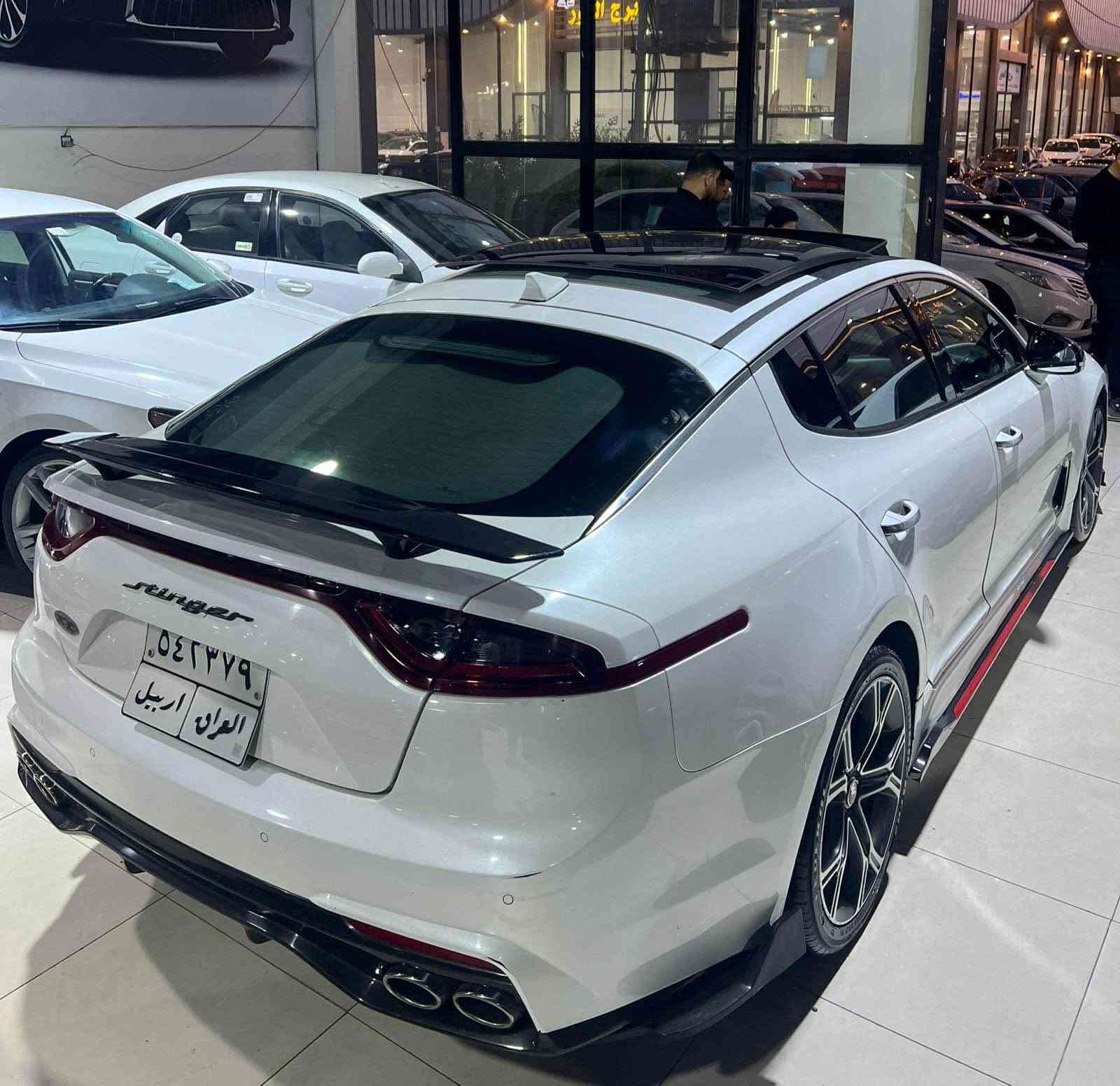 للبيع او المراوس kia stinger gt line 
2018
فول فول اعلى فئه بمحرك 4 سلندر 
مكفوله من الضرر والايرباك والشاصي السياره بدون حادث 
ماشيه 72 ميل 
سلايد 
ليد اناره داخلي متغير 
كشنات خزن تدفئه تبريد 
كشنات جلد 
رادار 360
وبعد بي هواي مواصفات موجوده 

سعر السياره 145 وبي مجال 

مكان السياره كركوك 

هـ: *********** كركوك, العراق
