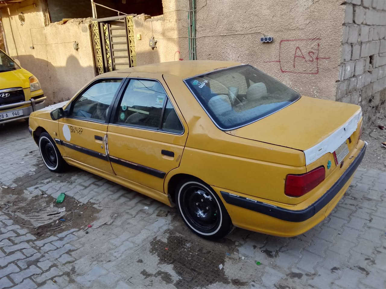 بيجو بارس13 جاهزه مكينه كير حداديه تبريد عوزه كمبريسر مصفره سياره مداور ثاني يوم بيع او مراوس مكان سماوه

