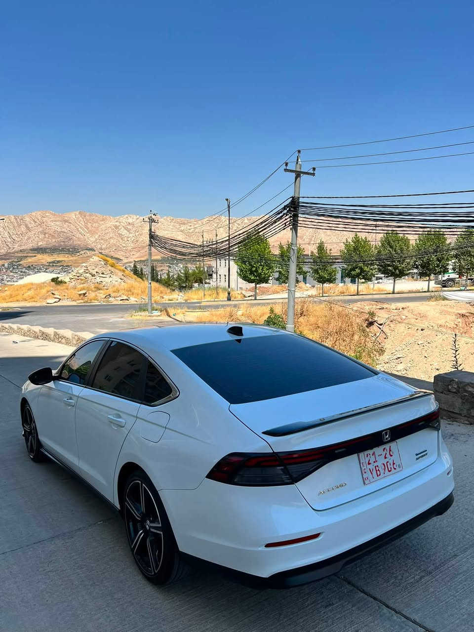 السلام عليكم
السيارة للبيع فقط 💯

Honda Accord Hybrid Sport 2024
2.0 Hybrid 

الضرر : السيارة بدون صبغ يحتاج PDR 5 أصابع راس الجاملغ الأمامي يمين و 5 أصابع راس البونيد
 
السيارة ماشية : 42 الف ميل
 بجم و خلف السيارة كبس
• بصمة تشغيل + دخول ذكي
• رادار أمامي + تحديد مسار
• نظام النقطة العمياء
• فتحة سقف
• لايت زينون
• مقاعد كهربائية
كير و مكينة بشرط و كهربائيات 

السعر 205

مكان السيارة دهوك

*********** كورك / واتساب
