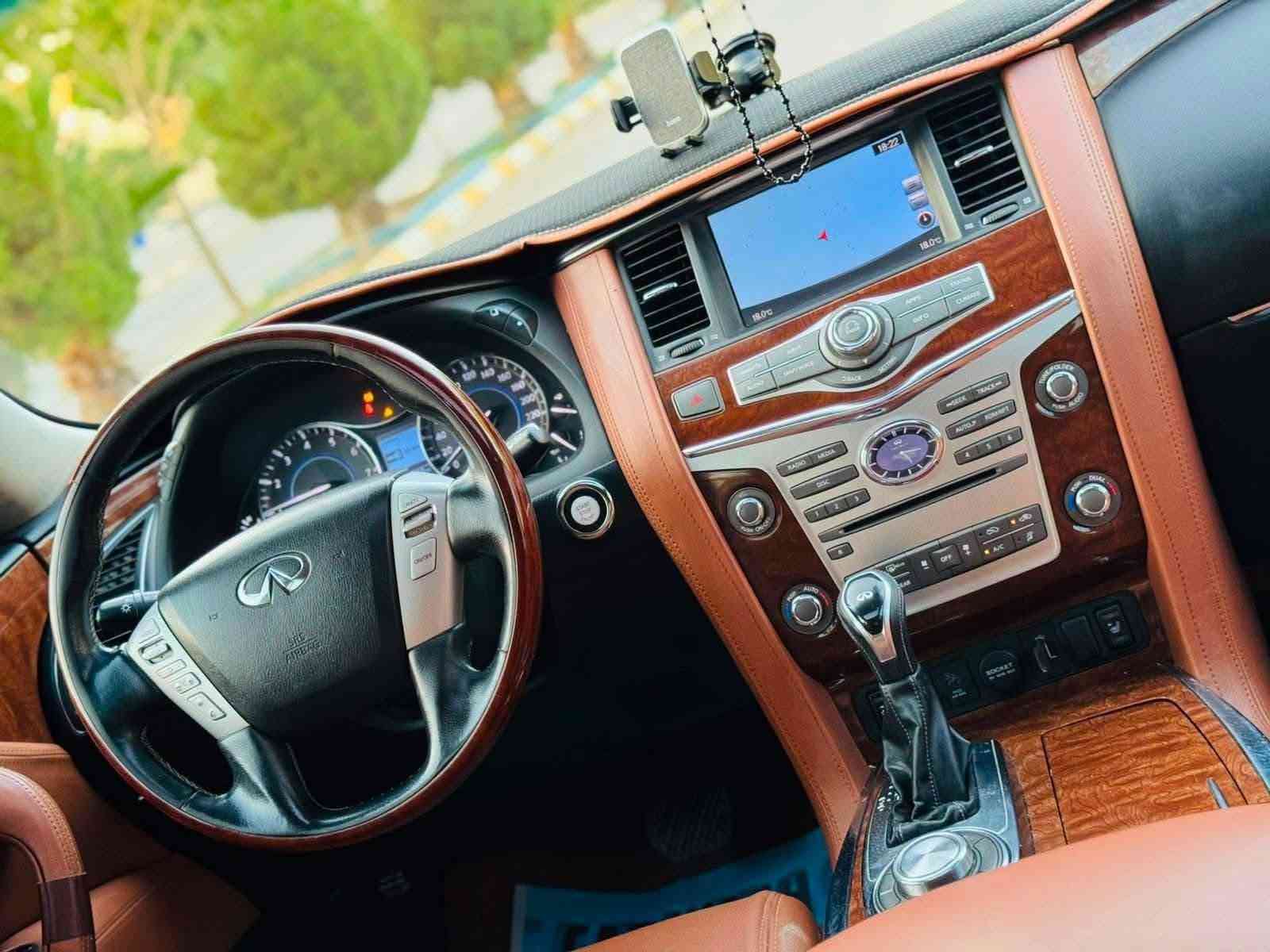 سلام عليكم من رخصه الادمن المحترم للبيع فقط ❤️والسعر بلاش بلاش 
***********
أنفنتيQX,80  موديل 2019 خليجي فووول فوووول مواصفات VIPمحرك 8 سلندر حجم 5600 ماشيه 145 كيلو متر بدون قطره صبغ وسونار مرفق مع صور رقم سليمانيه انكليزي لحد 2031 بأسمي هزه جديده شرط التحويل او الوكاله 
المواصفات / 
كيرو محرك شرط مامفتوح 
تبريد ثلج 
دواخل صاج ملكي 
سبعه راكب 
بصمه ابواب 
بصمه تشغيل 
كوشنات تدفئه وتبريد 
لايتات زنون ودوار 
حساس امامي خلفي 
كاميره 360 
تخم تايرات ويل كروم 22  جديد
دواخل مشمشي بلاد 
3 شاشات DVD
صندوك كهرائي 
دبل اكسل 
كوشنات كهرباء 
تشغيل عن بعد 
سلايت 
خمس كاميرات 
رادار امامي خلفي 
تحكمات فووول 
نظام ايكو 
كوشنات خزن 
ثلاث وضعيات قياده 
اوتو بريك 
12 ايرباك 
لايتات ليد 
ومرايه شفط وكهرباء 
ثلاجه 
أخوان سياره مال بيت وسعر جوه سوك وبدون برغي نقص مكانهه ديالى / خانقين -----سعرهه 273
