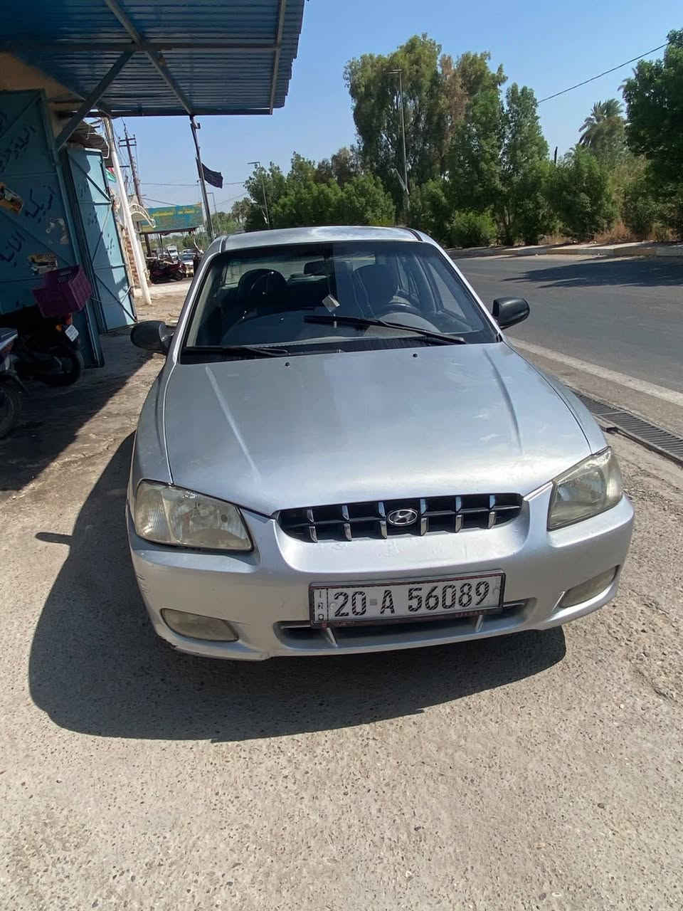 هوندا اكسنت موديل 2000
السياره مصبوغه حزام جماليه بدون ضرر تبريد شغال صدر جديد مكان السياره بعقوبه  غير متواجد ع فيس تفاصيل اكثر ***********
