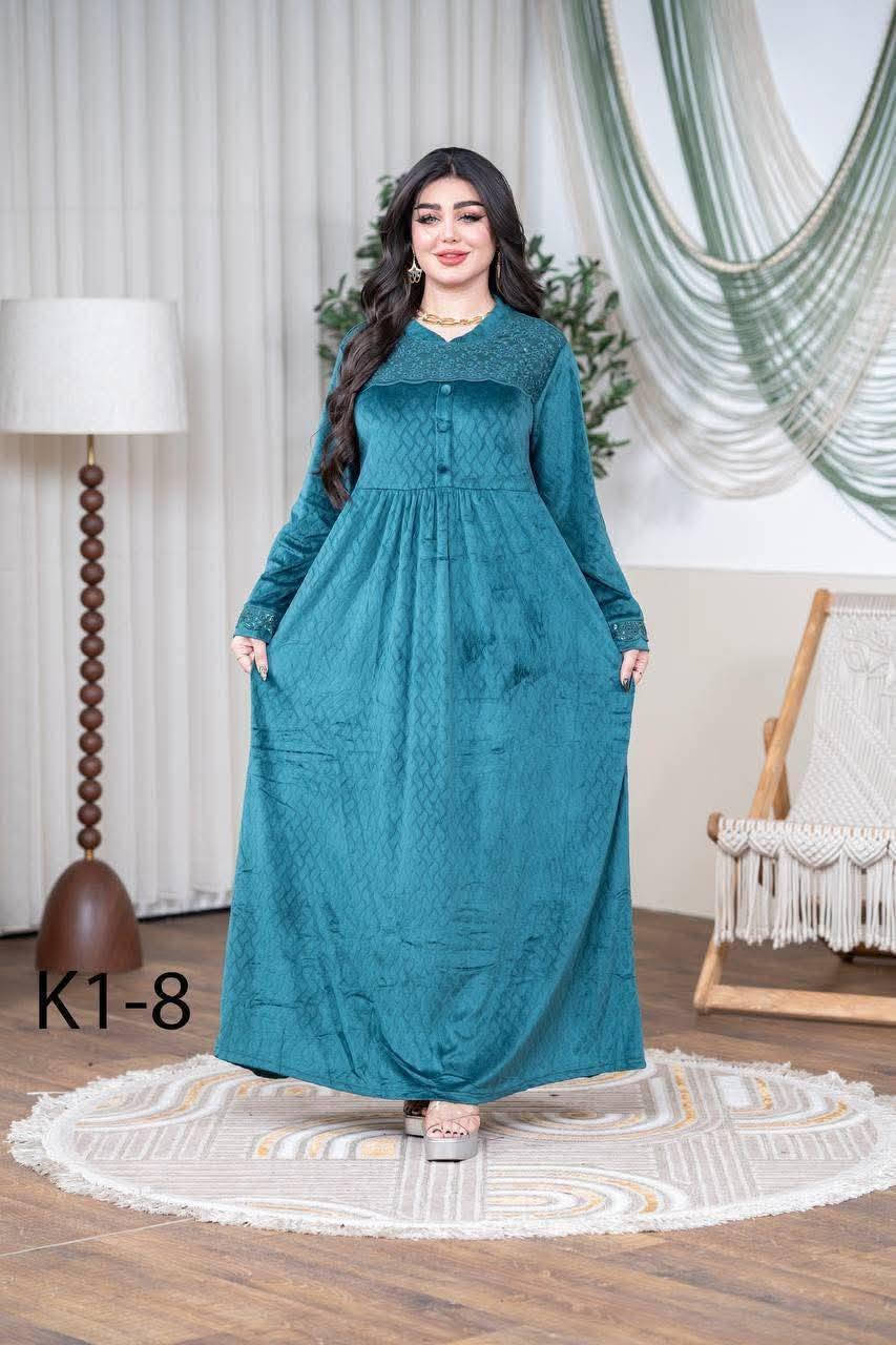 دشداشه مخمل • جاكار تونسي • مقاسات L-XXXL
