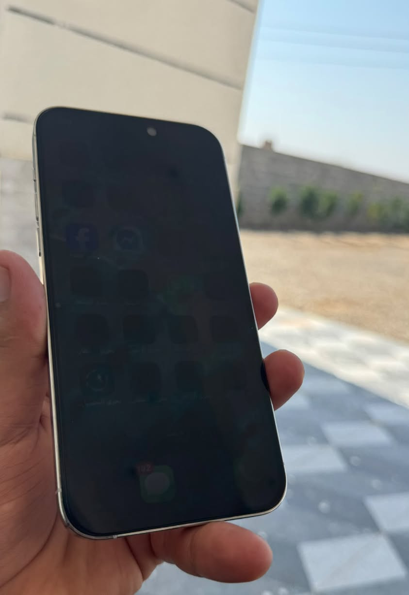 14برو ماكس
ذاكرة 512
بطارية 78
825 وبي مجال كامل ملحقات شرق اوسط وتر بروڤ
***********

