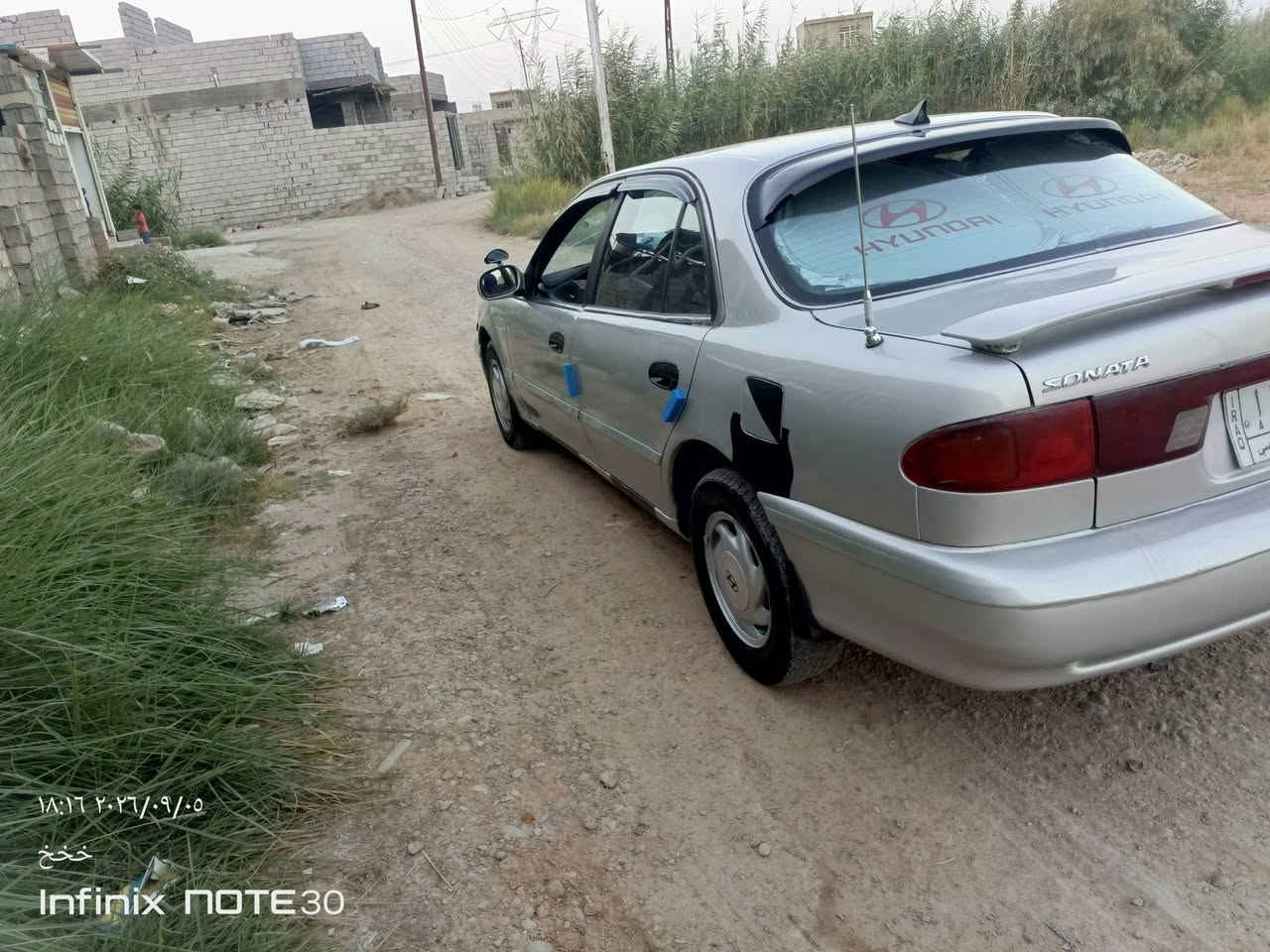 السلام عليكم سونتا تو لبيع موديل 1994 سنويه 2028   رش جماليه  محرك وكير خير من الله تخم تأير    رقم ديالى   السعر 43 وبيهه مجال لشراي.  العنوان ديالى تقاطع القدس  ‏‪***********‬‏.  السياره مكفوله من الضربه والكص

