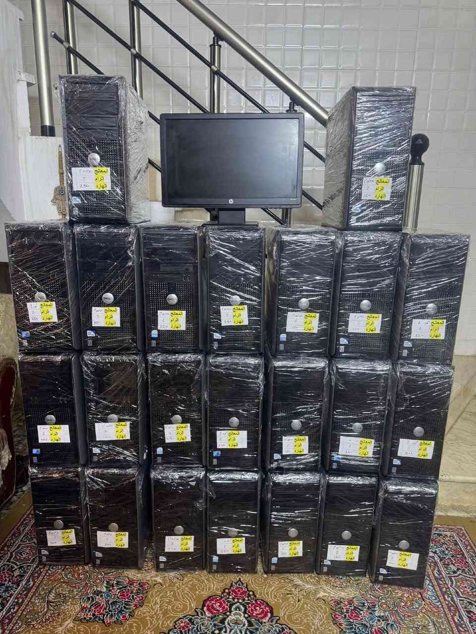 ديسك توب
معالج كورتديو وبونتيوم تصفية 
هارد 500 كيكا السعر 145
هارد 320 كيكا السعر 135
هارد 250 كيكا السعر125
هارد 160 كيكا  السعر 100

الكمبيوتر كامل وشغال +شاشة hpحجم 19+كيبورد وماوس +منصب ويندوز 7+برامج +العاب 

شرط التشغيل والضمان ونظافة 100‎%‎ 
اما اذا شلعه السعر يختلف
العنوان بغداد البلديات
متوفر توصيل لجميع المحافظات 
#الشويلي_ستور
 ***********
