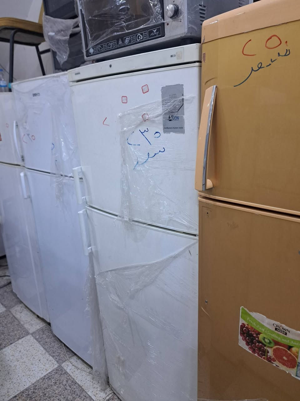 ثلاجات شرط الشغل العنوان مقابل ملعب #الشطره الولمبي.  مجمع بركات الصادق. #رقمي ***********
