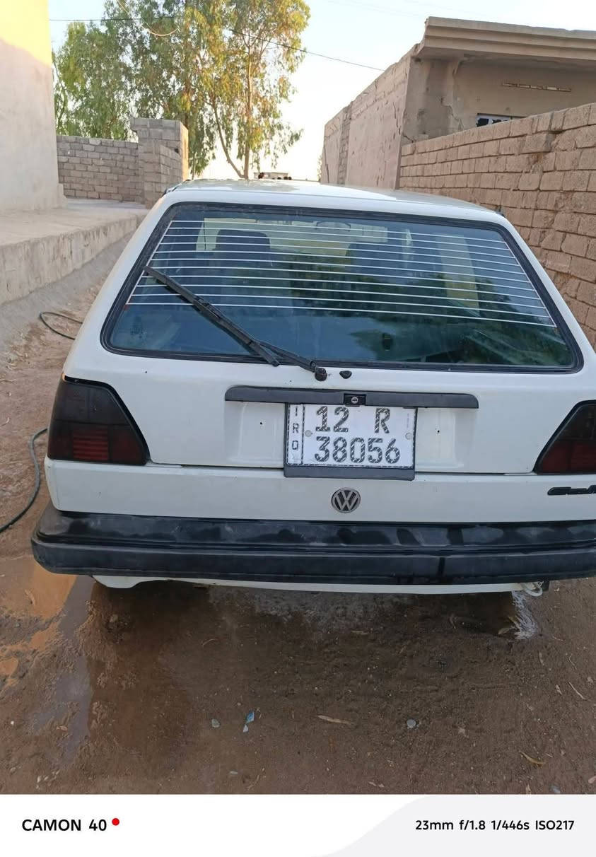 سلام عليكم
كولف عضم، موديل/ 88/
رقم وسنويه جديد، 
كاربون بانزين ماستر، 
محرك بدايه صرف، 
صفر ٨ المرغوب، 
كير، شرط طخم نص، عمر، 
أربع، تايرات، جدد 
مابيها صبغ، 
سعرها. 30ورقه، 
***********
