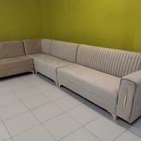 كنبة L • خشب روسي • قماش ١٥٠ لون