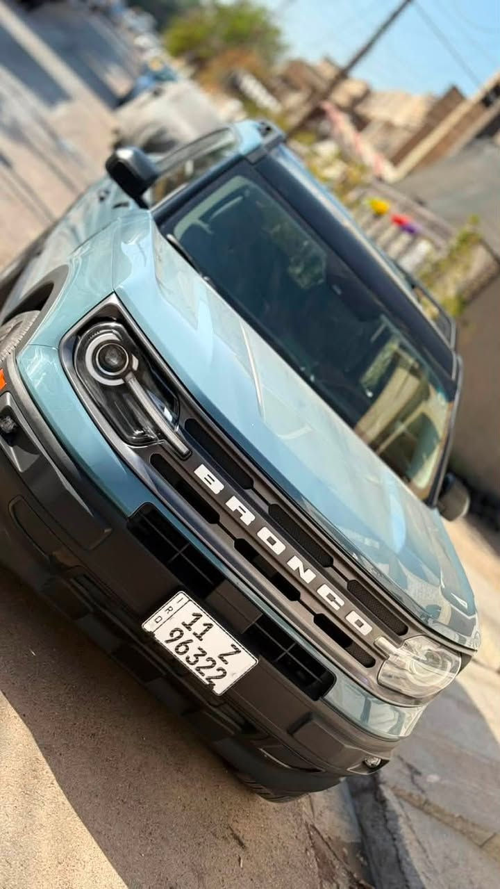 السلام عليكم
فورد برونكو سبورت FORD 2023
حادثها خفيف جدا. وخلفي  بدون. ايرباك 
ماشية19000 m
المواصفاات 
 ـ شاشه ترحيب دجتل
محرك 1500 تيربو
تحديد مسار
كشاف لايت اوتو
گير 8 سرع مع مودات قيادة
-هاند بريك بصمه
شاشه كبيره كار بلي +اندرويد اوتو+اواكس+بلوتوث
-كامره خلفيه دوارة
مانع انزلاق
-شاحن type-c
-ماوس انظمة قيادة ثلجي وعادي
-لايتات عدسة زينون led
-سستم صوت bose
-كروز تحديد سرعه
اوتو ستوب  اطفاء اقتصادي عند القيادة
رادار  امامي لتجنب الحوادث
-تحديد مسار رادار الخطوط البيضاء
تحكم ستيرن
تحذيرات  تعب السائق اثناء القيادة
وبعد مواصفات هوايه
السعر165 ورقة وبيها مجال بسيط 
***********مكاني. بغداد
