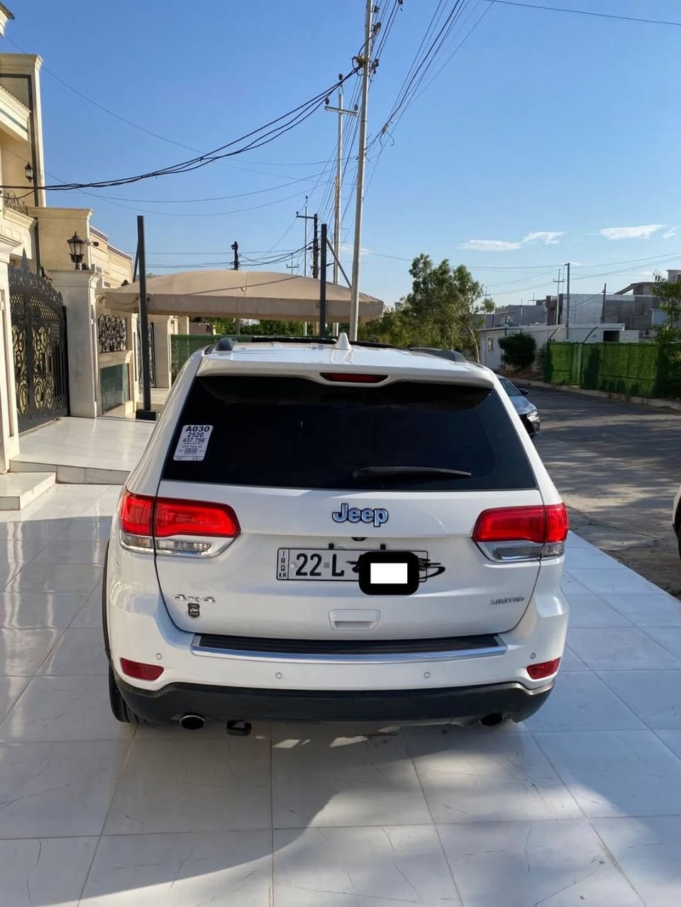 جيب لمتد موديل 18 خليجي وكاله هارلم فول موصفات 

السياره بيه صبغ ربع جاملغ امامي 

او ذيل جاملغ الخلفي صبغ

سياره مكفوله من الحادث 

جاهزه على اخر حبايه

السعر (220)أو بيها مجال  ***********

العنوان بغداد شارع فلسطين 

غير متواجد فيس
