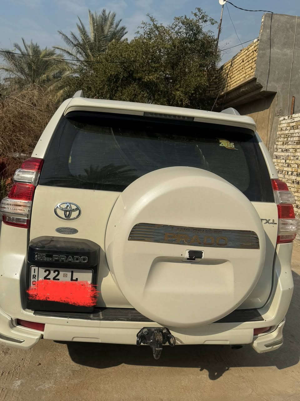 السلام عليكم للبيع برادو ٢٠١٦ سته سلندر TXL معروفه مواصفاته دبل تانكي مري شفط سياره بيه باب خلفي مبدل اصلي باب جنطه صبخ جاملغ امامي صبخ بدون معجون فقط صبغ مكينه بيه خيط تبخير متنقص سياره خير من الله السعر ٢١٠ مكان السياره الحله ***********
