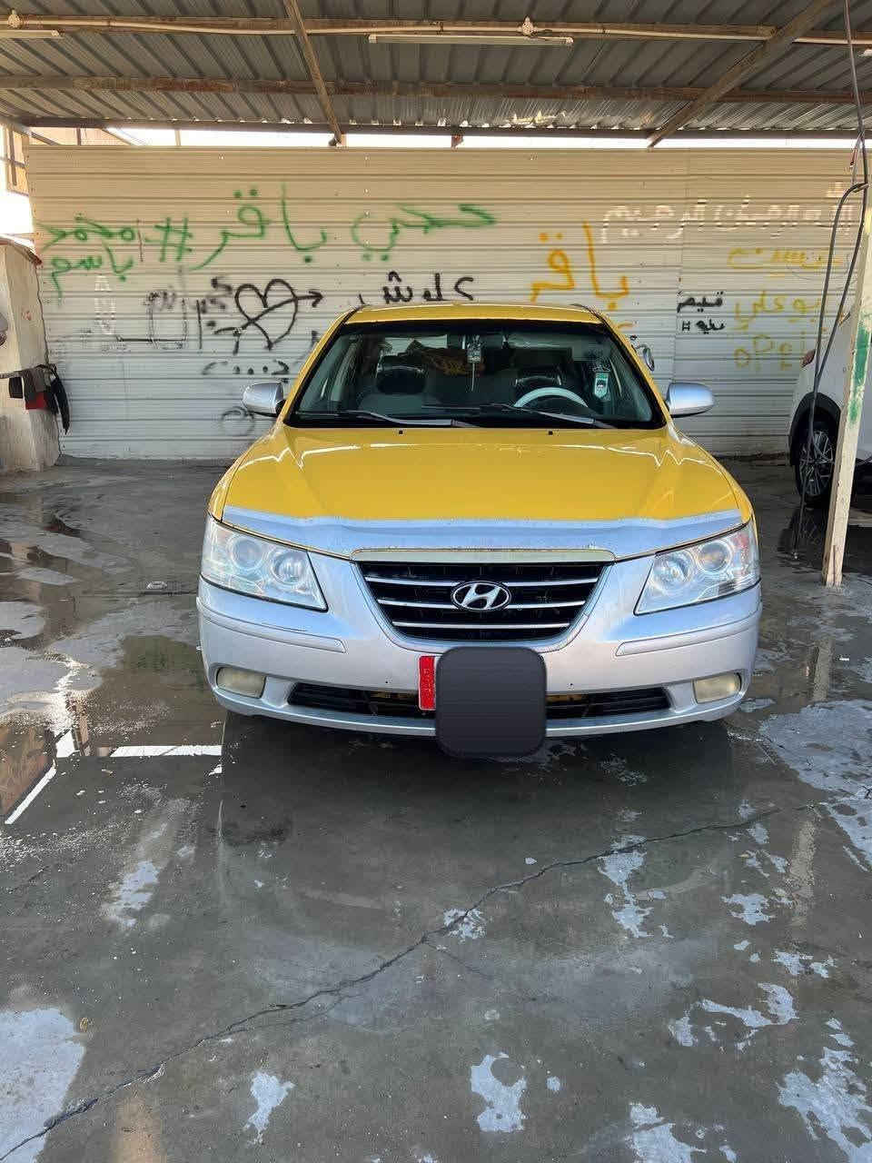 سلام عليكم سوناتا موديل 9 محرك 2400 جاهزه مكينه كير تبريد.        بيه طخات ملاحضات تحويل مباشر سعر70بيه مجال قليل ***********

