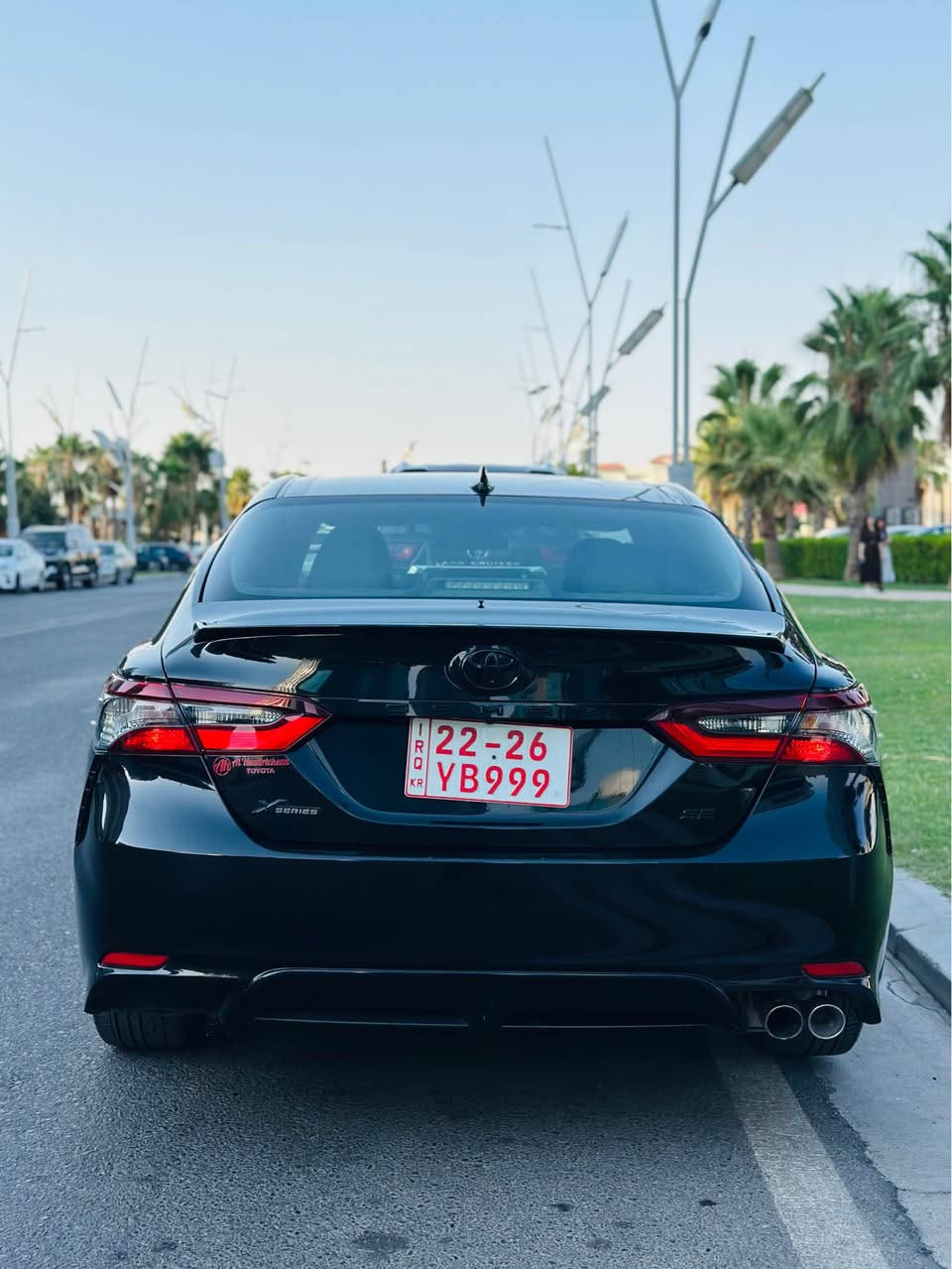 ﷽

النوع: تويوتا كامري SE

اللون: اسود 

الموديل 2024

السعر 186 $

الموصفات. SE + X7🖤

كراسي جلد بلادي
عليها كت بلادي X7
كراسي كهرباء 
تحكم ستيرن
نظام (Normal- Sport - Eco)
رادار امامي رادارات جانبية
قياده ذاتيه
تحديد مسار
مانع انزلاق
شاشه كبيره ايباد
لايت زنون
ويوجد العديد من المواصفات المدهشه

ضرر.  هلال جملغ خلفي صبغ
بدون دواخل 💯 
ايرباك فقط بردة راجع ستتم
بجم  و خلفي كبس 
العنوان
اربيل معرض اربيل كارس
بدون رقم تترقم شمالي فقط
للاتصالات والاستفسار 
***********☎️📞 أربيل, العراق
