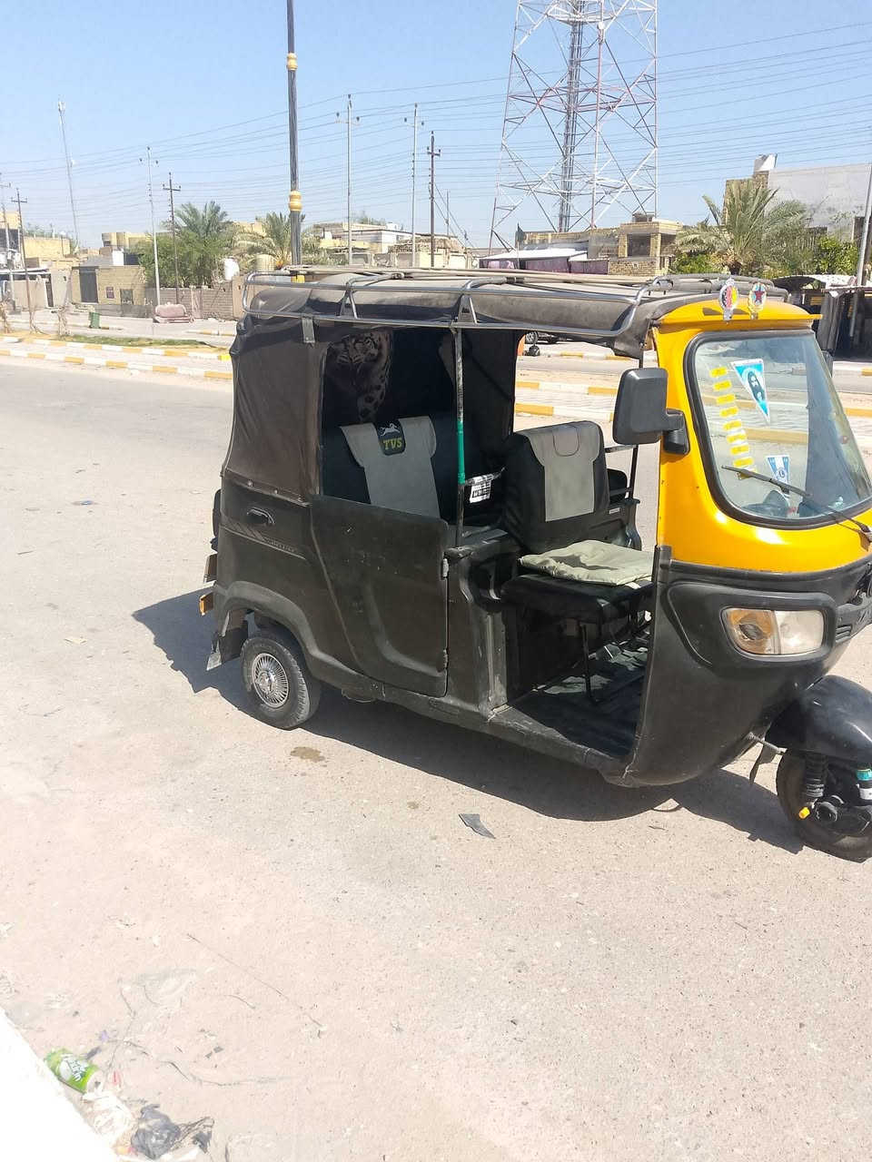 السلام عليكم تي في اس موديل 20كلك كلك للبيع السعر 3500وبيه مجال التكتك حلوه المكينة ناعمه  كهربائيات شغاله العنوان سوق الشيوخ ناحية الفضليه الاتصال واتساب على هذا  الرقم ***********
