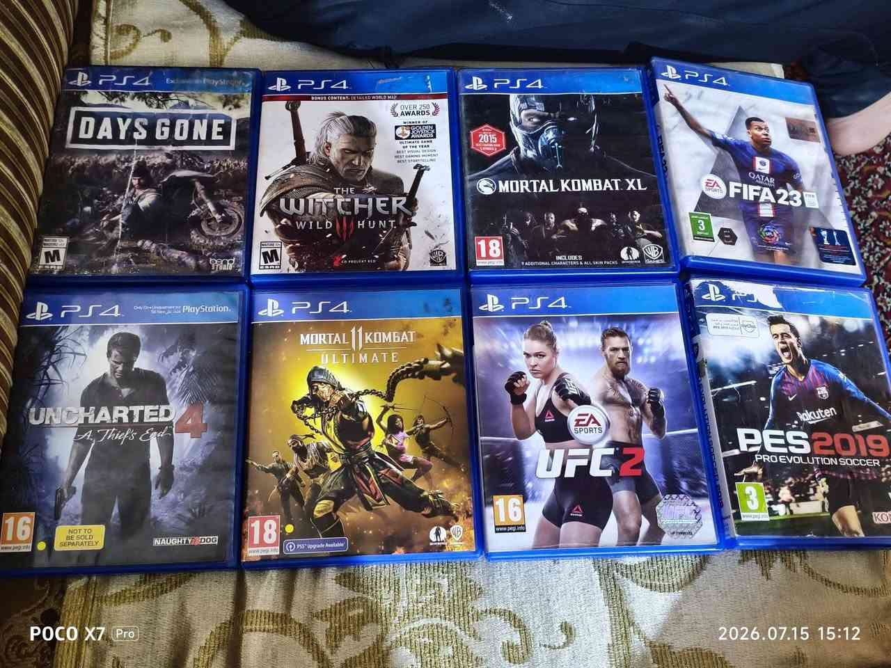 السلام عليكم 
PS4 FAT
اخر اصدار 13.52
الجهاز مفتوح للتنظيف
يده اصلية
9 اقراص
انطيك وياها شاحنة جويستك و واير HDMI و واير تشغيل البلي
للاستفسار واتساب ***********
العنوان الديوانية
