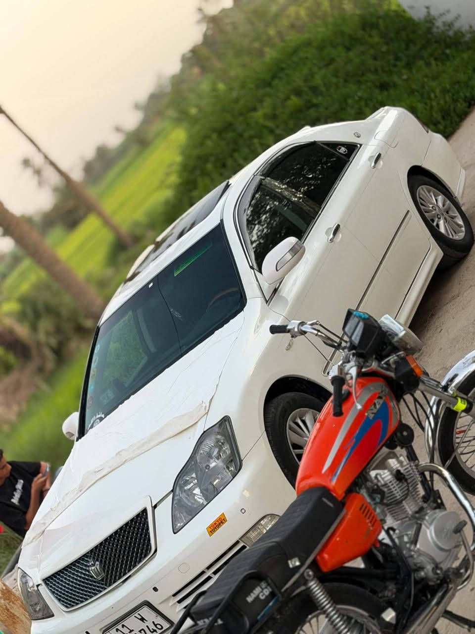 سلام عليكم شاهينه كصه قماره 2004 شاصي 82 رقم بغداد نكليزي هزه جديده 3دكم فتحه جلد 6 بصمات ترحيب كير ومكينه حداديه بس امامي تعبانه تبريد ثلج ‏‪***********‬‏
