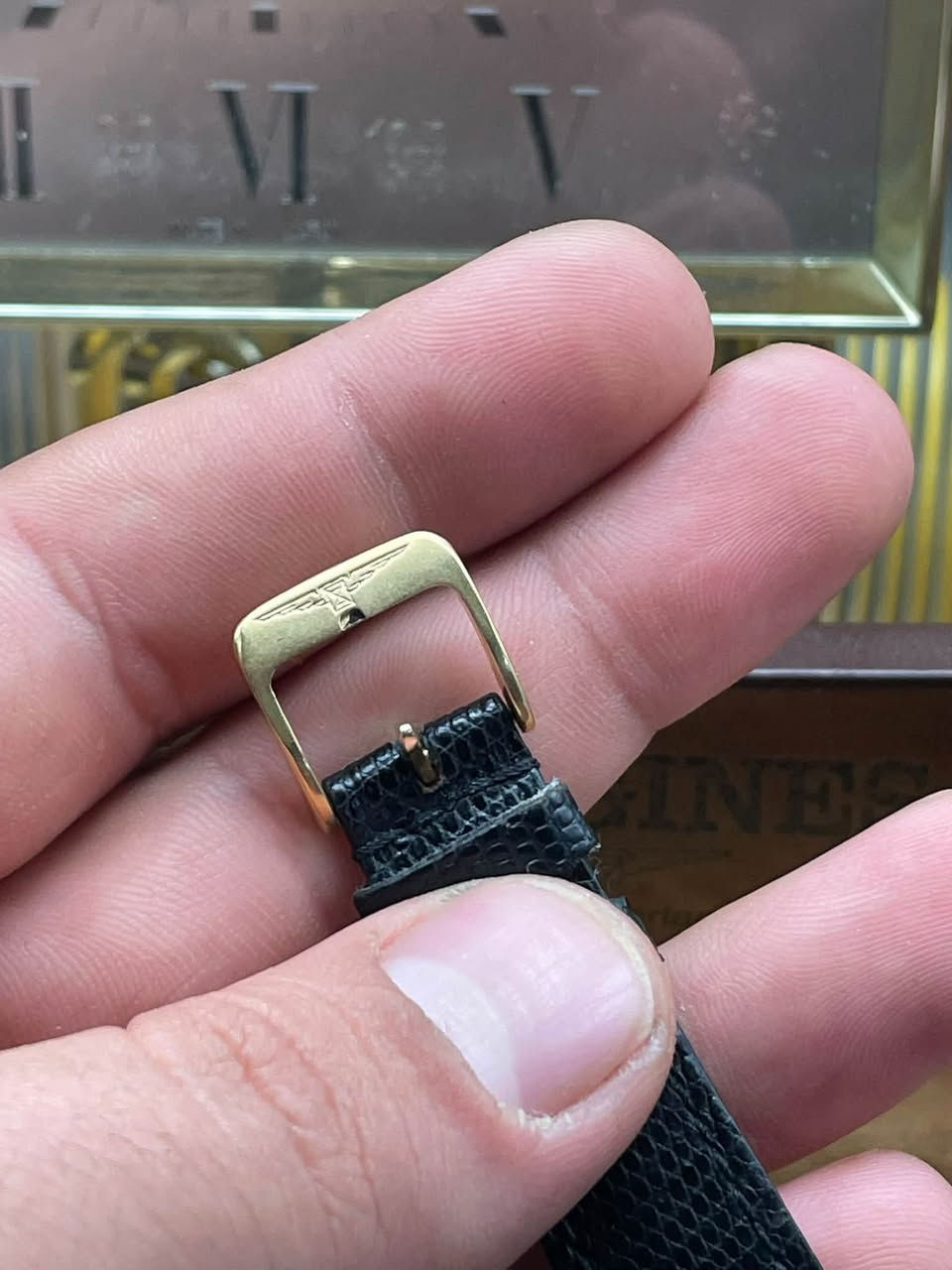 Longines import of precision devices

-لونجين استيراد الأجهزة الدقيقه 

- Saiz Offer 31  Length with ear 36 // المقاس العرض ٣١ الطول مع الأذن ٣٦ 

-ماكنه اوتوماتيك رقم الماكنه ٩٩٠ 

-النظافه لوك الساعه بعدها بالاستيكر الخلفي مع العلبه الاصليه جميع التفاصيل اصليه 

#ملاحضة السعر خاص ويوجد توصيل لجمع محافظات العراق 🇮🇶 والأردن وسورية
