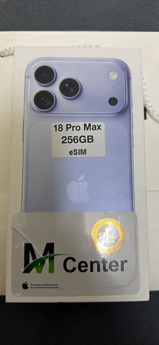 Iphone 18 pro max e sim 256g look أربيل, العراق
