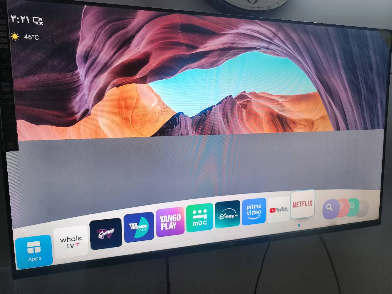 شاشة شونيك (SHOWNIC) نظيفة وكاملة المواصفات: 

المواصفات: 43 بوصة QLED بدقة Full HD

النظام: سمارت Whale TV (يدعم يوتيوب، شاهد، نتفليكس، والربط بالموبايل)

المميزات: ستلايت داخلي + صوت Dolby Audio + منافذ HDMI و USB

السعر: 175 ألف دينار (قفل غير قابل للتفاوض)

الموقع: بغداد

للتواصل: مراسلة الخاص أو واتساب:***********

مستعجل بيعه