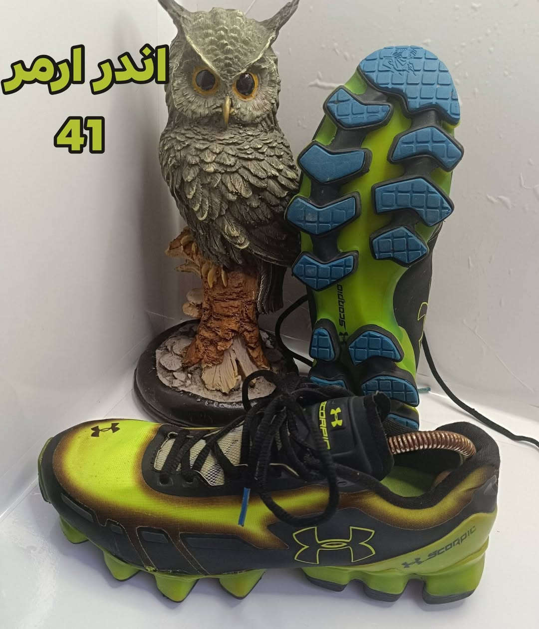 ***********

نص مكتوب في الصور:
- كيو سي 42
- ادیداس 41
- اندر ارمر 44
- اندر ارمور 41
- آندر ارمر 42