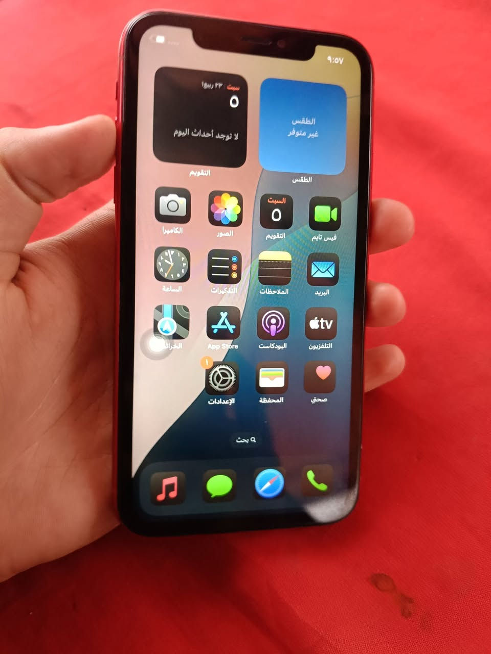 آيفون XR • ٦٤ • احمر